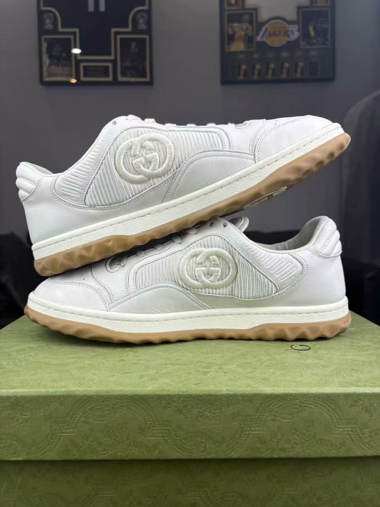 Gucci Gucci White Lowtop Sneakers 9.5 Men Size US 9.5 / EU 42-43 - 5 Thumbnail