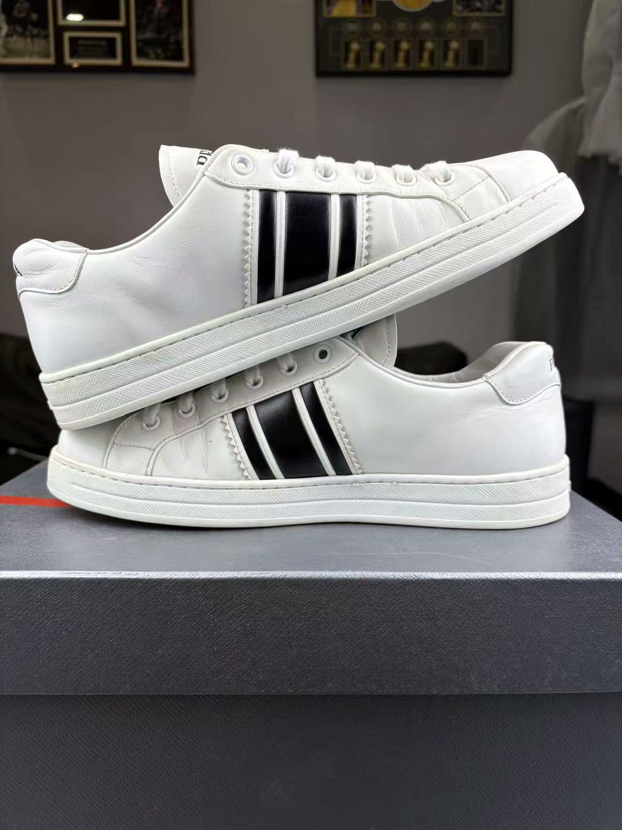 Prada Prada Black Lowtop Sneakers 7.5 Men Size US 7.5 / EU 40-41 - 4 Thumbnail
