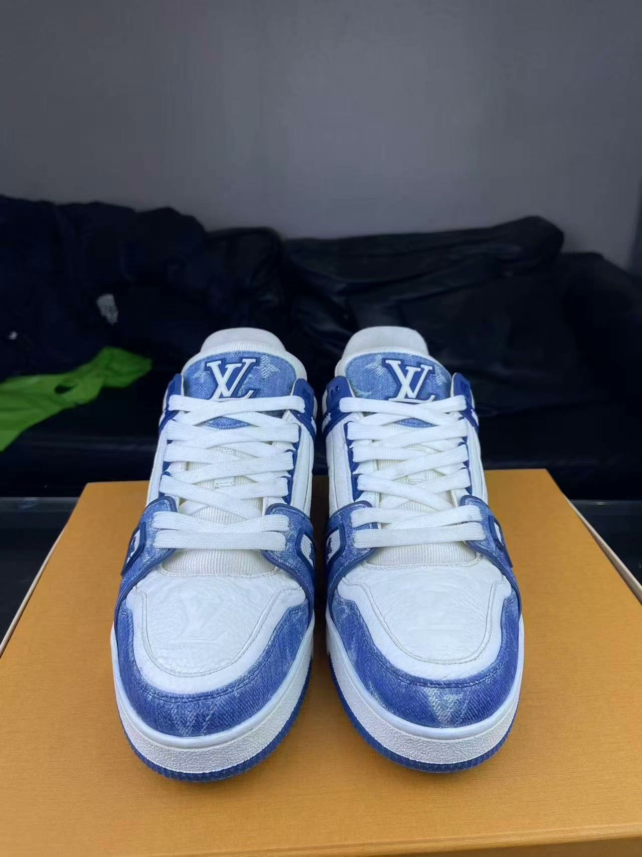 Louis Vuitton Louis Vuitton Training Denim Blue Lowtop Sneakers 7.5 Men Size US 7.5 / EU 40-41 - 2 Thumbnail