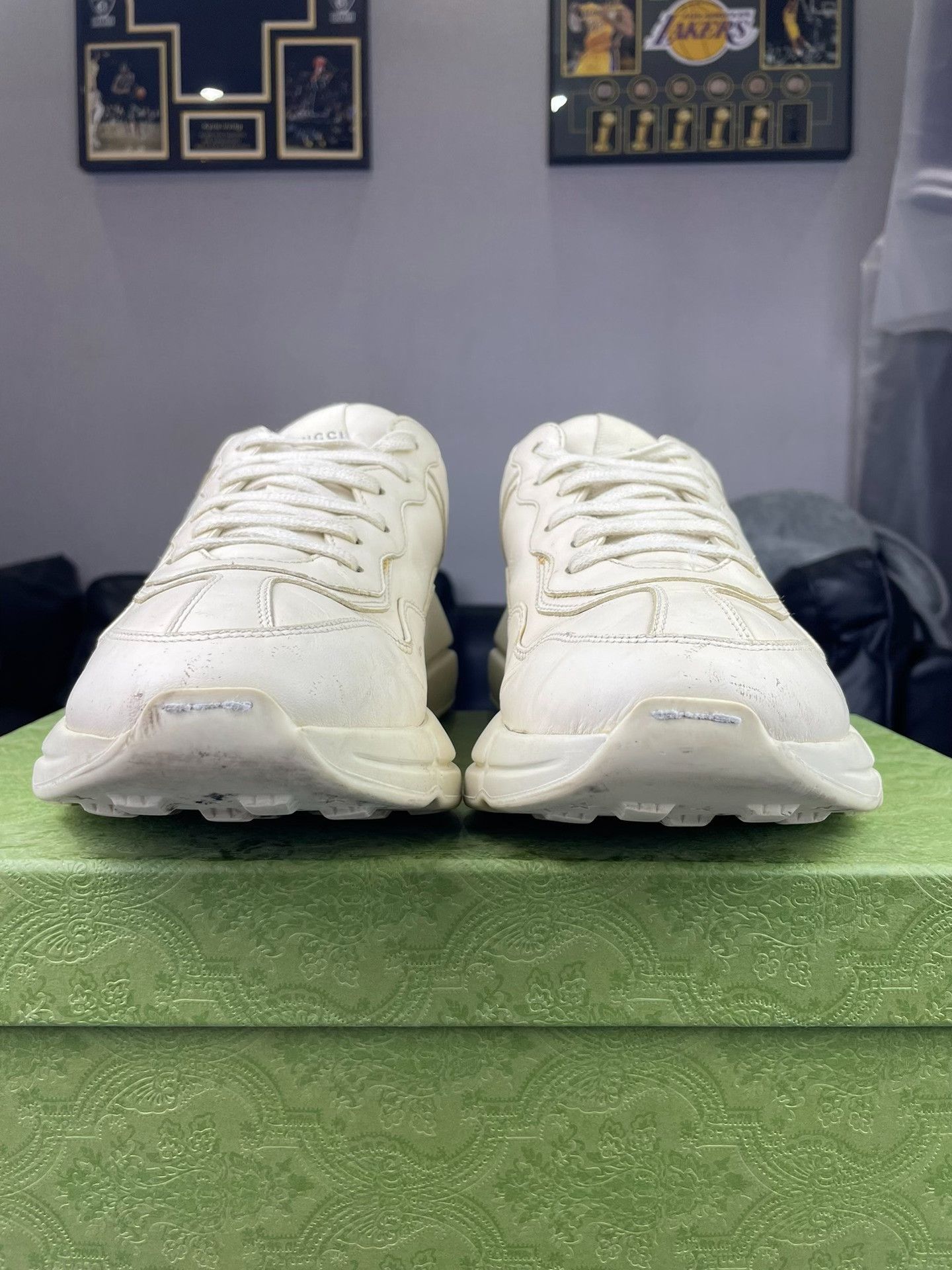Gucci Gucci Printed Lowtop Sneakers 9.5 Men Size US 9.5 / EU 42-43 - 2 Thumbnail