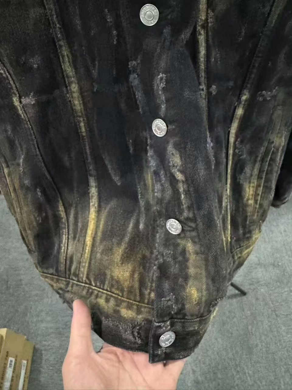 Balenciaga Balenciaga Denim Black Light Jacket xs Men Size US XS / EU 42 / 0 - 8 Thumbnail