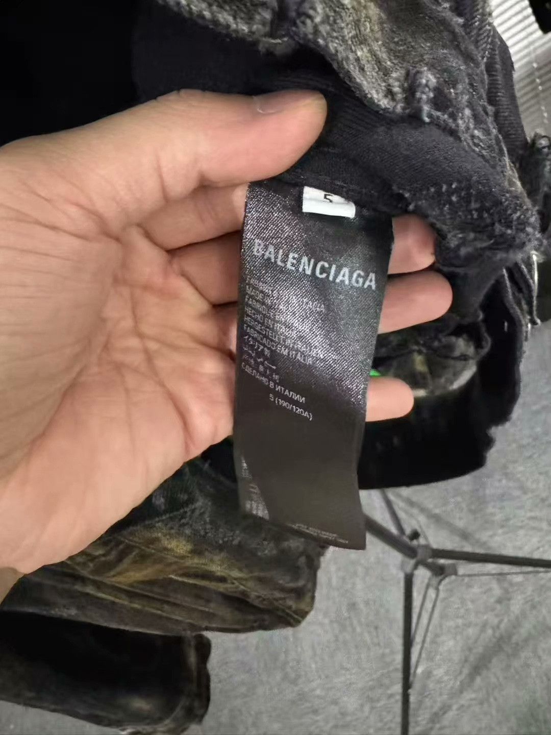 Balenciaga Balenciaga Denim Black Light Jacket xs Men Size US XS / EU 42 / 0 - 4 Thumbnail