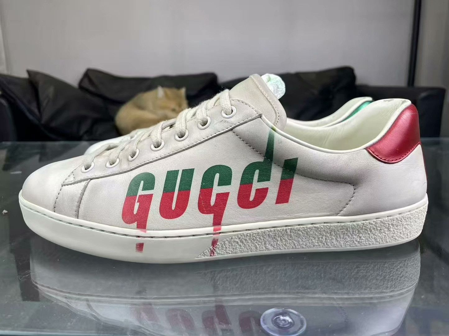 Gucci Gucci Graphic Lowtop Sneakers 9.5 Men Size US 9.5 / EU 42-43 - 7 Thumbnail