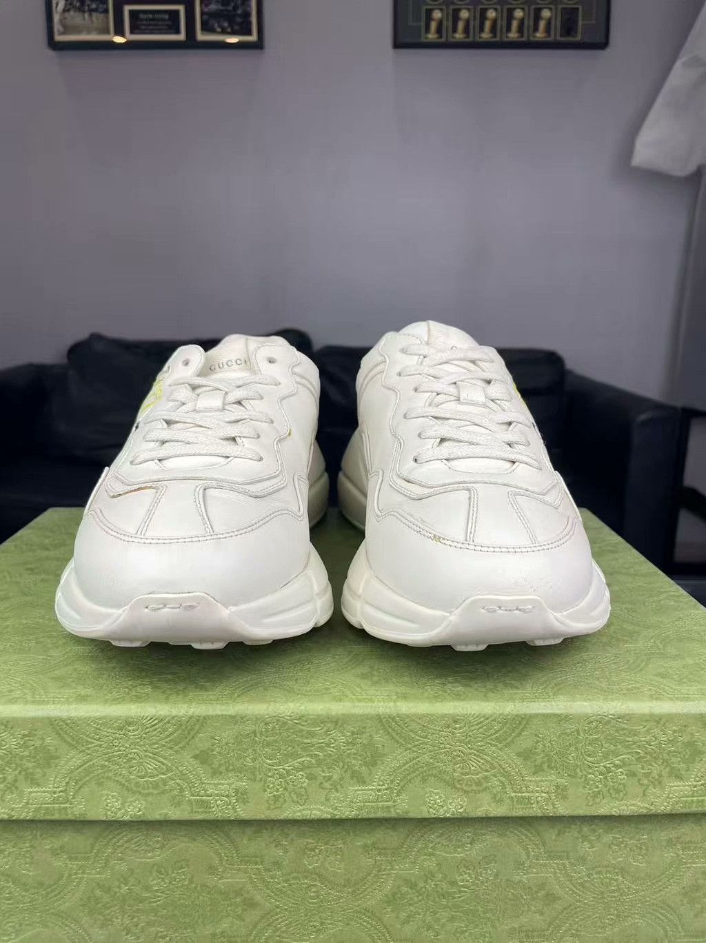 Gucci Gucci Printed Lowtop Sneakers 9 Men Size US 9 / EU 42 - 2 Thumbnail