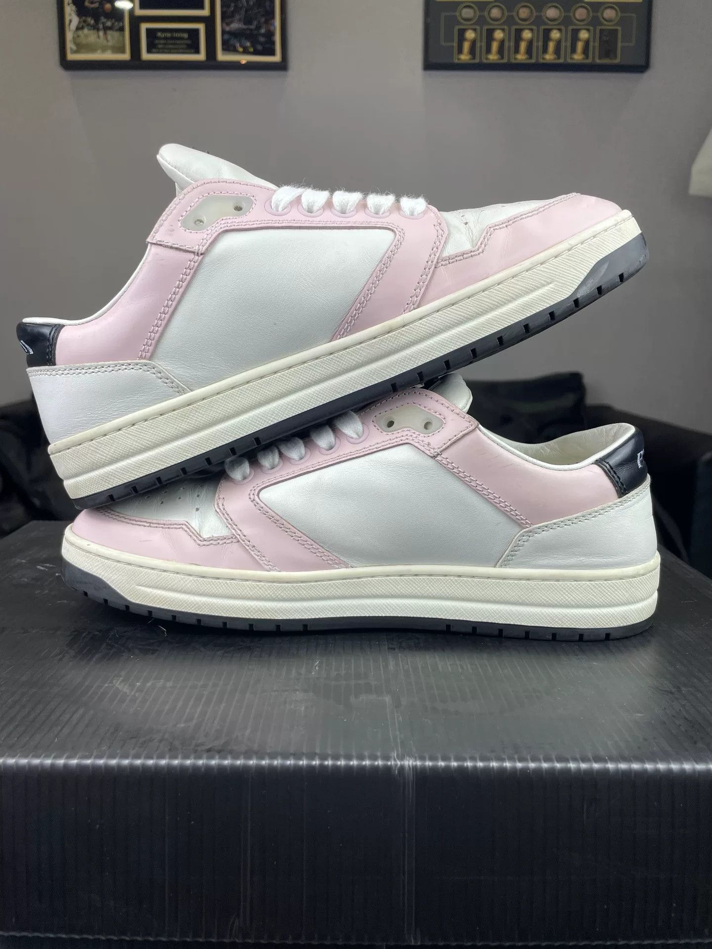 Prada Prada Pink Lowtop Sneakers us_6-5 Women Size US 6.5 / IT 36.5 - 5 Thumbnail
