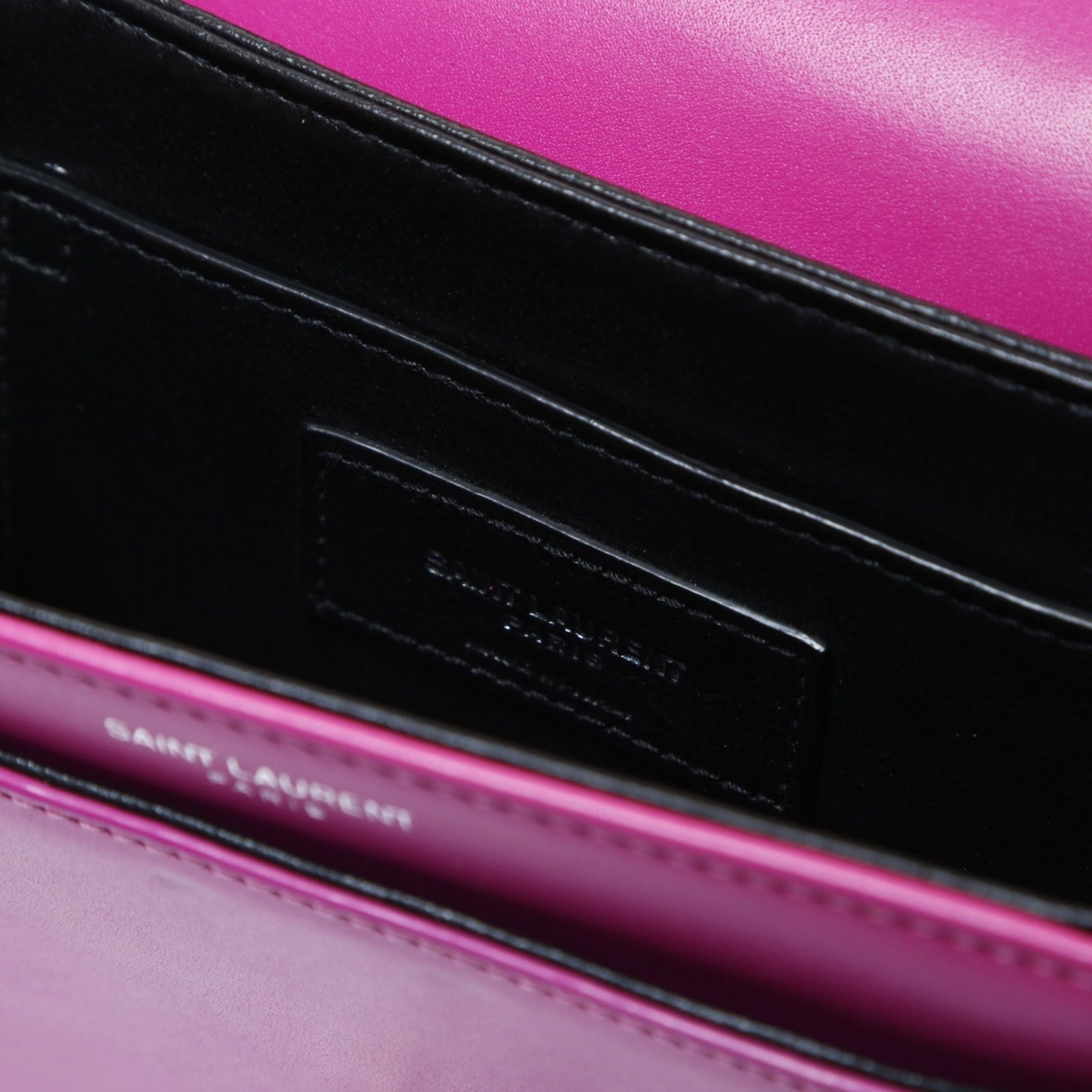 Yves Saint Laurent Yves Saint Laurent Solferino Small Satchel Bag with YSL Logo and Silver Hardware, Pink, WS26509 Size ONE SIZE - 12 Thumbnail