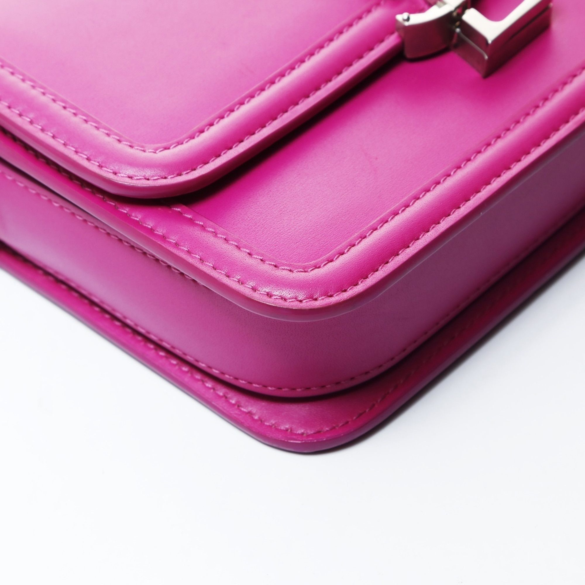 Yves Saint Laurent Yves Saint Laurent Solferino Small Satchel Bag with YSL Logo and Silver Hardware, Pink, WS26509 Size ONE SIZE - 6 Thumbnail
