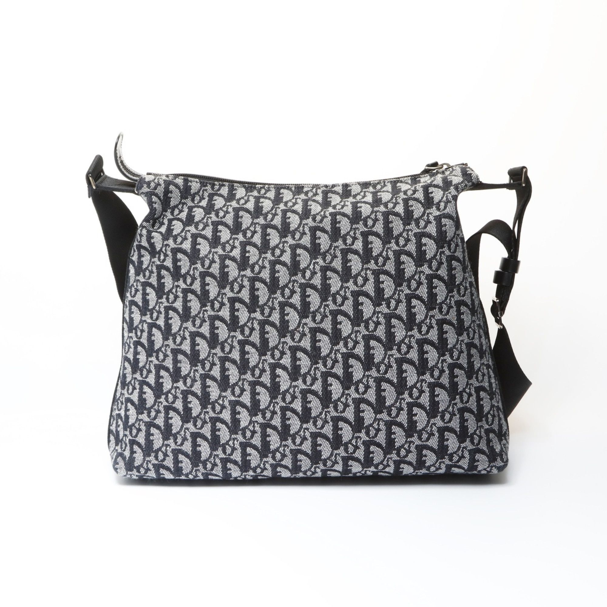 Dior Christian Dior Trotter Canvas Shoulder Bag, Black, WS26621 Size ONE SIZE - 3 Thumbnail