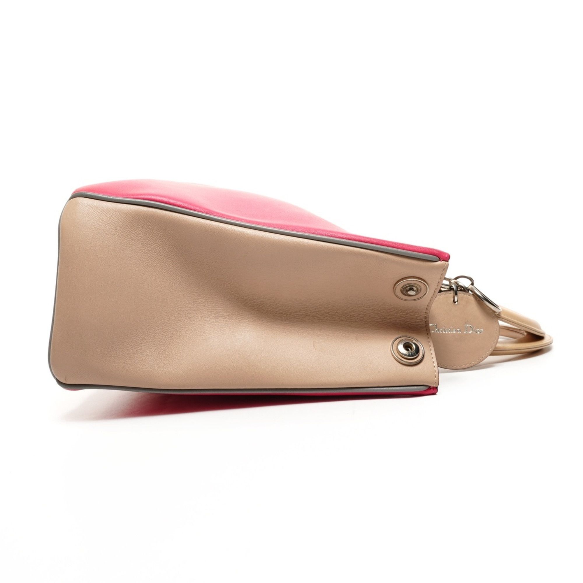 Dior Christian Dior Diorissimo Leather 2-Way Handbag, Pink, WS26120 Size ONE SIZE - 3 Thumbnail