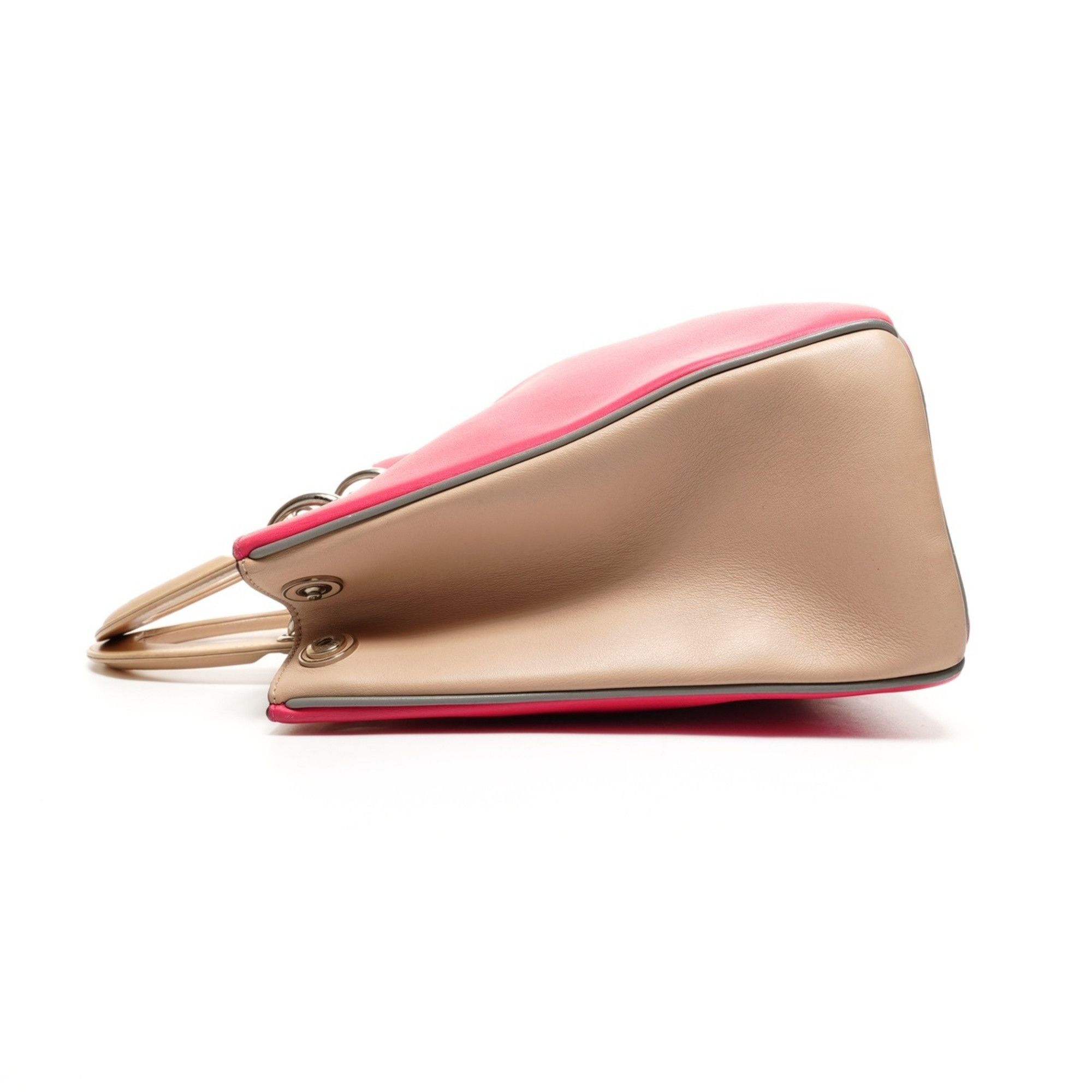 Dior Christian Dior Diorissimo Leather 2-Way Handbag, Pink, WS26120 Size ONE SIZE - 2 Thumbnail