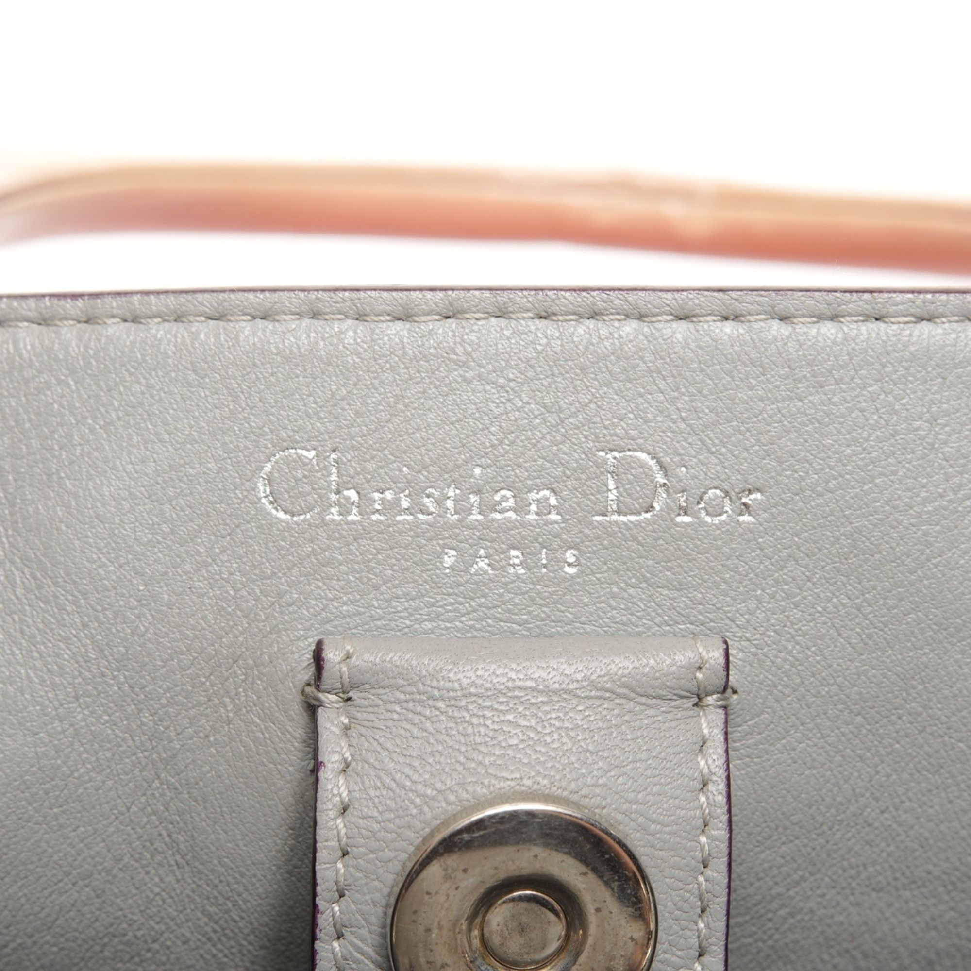 Dior Christian Dior Diorissimo Leather 2-Way Handbag, Pink, WS26120 Size ONE SIZE - 8 Thumbnail