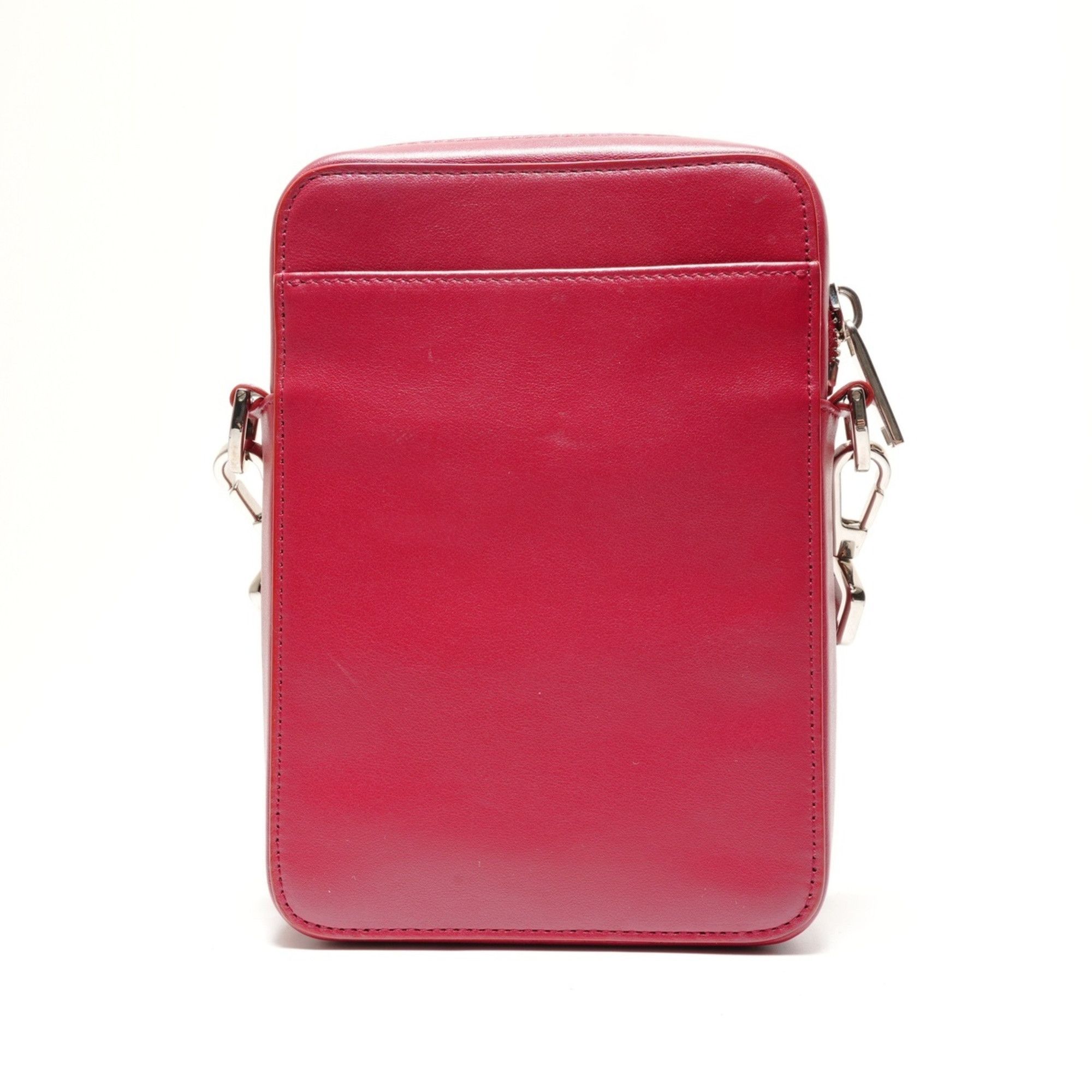 Dior Christian Dior Trotter Leather Oblique Shoulder Bag, Red, WS26460 Size ONE SIZE - 2 Thumbnail