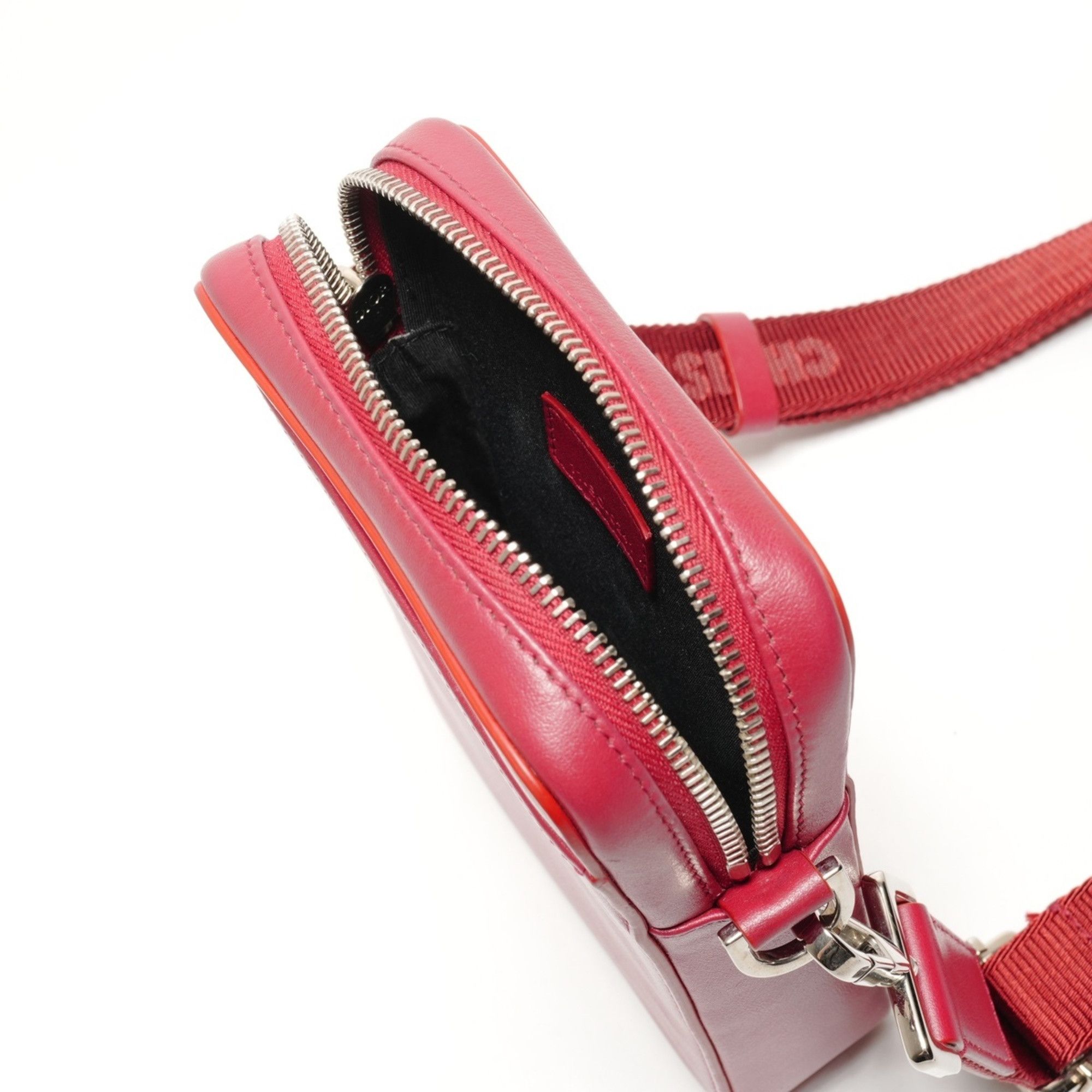 Dior Christian Dior Trotter Leather Oblique Shoulder Bag, Red, WS26460 Size ONE SIZE - 11 Thumbnail