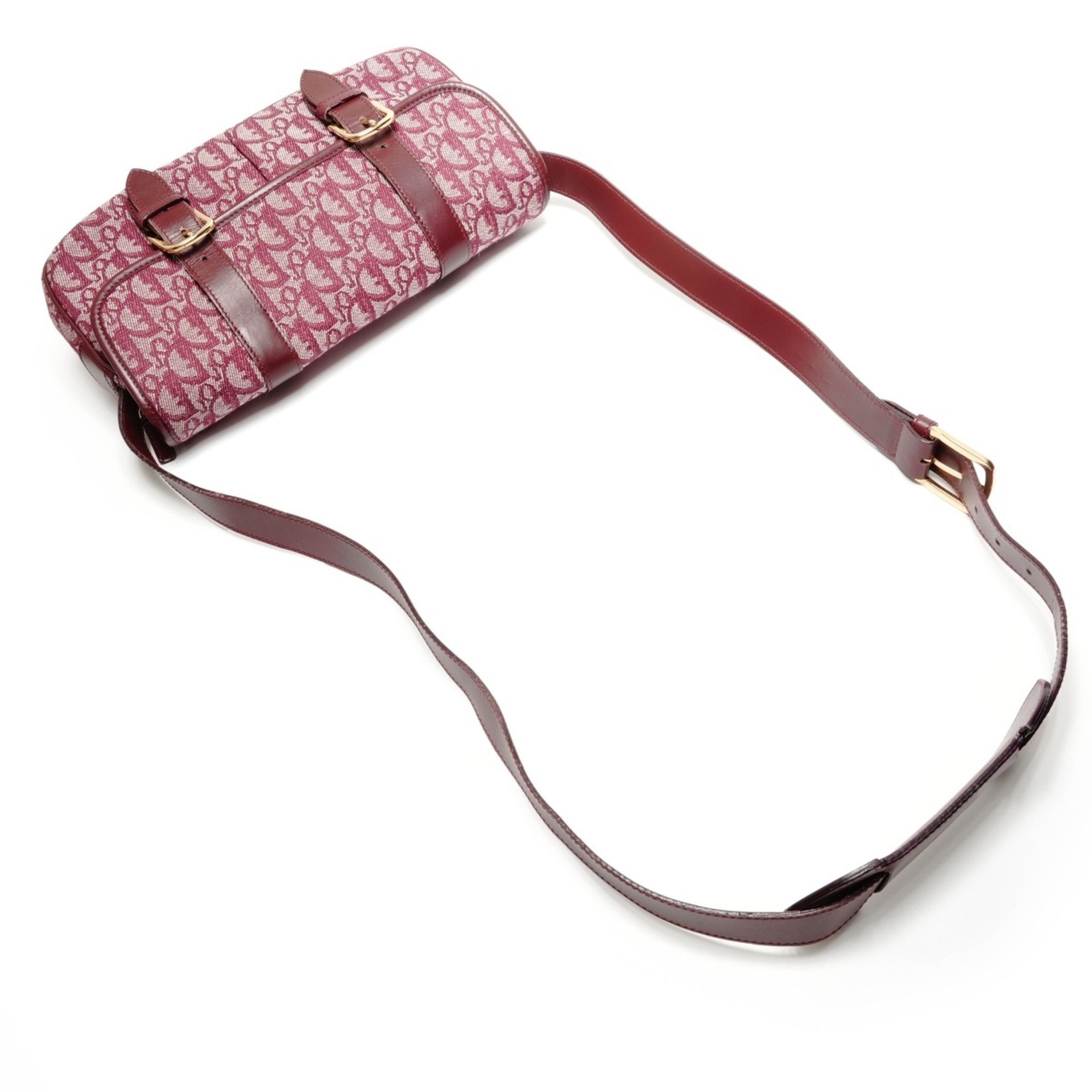 Dior Christian Dior Trotter Canvas Messenger Shoulder Bag, Red, WS26770 Size ONE SIZE - 8 Thumbnail