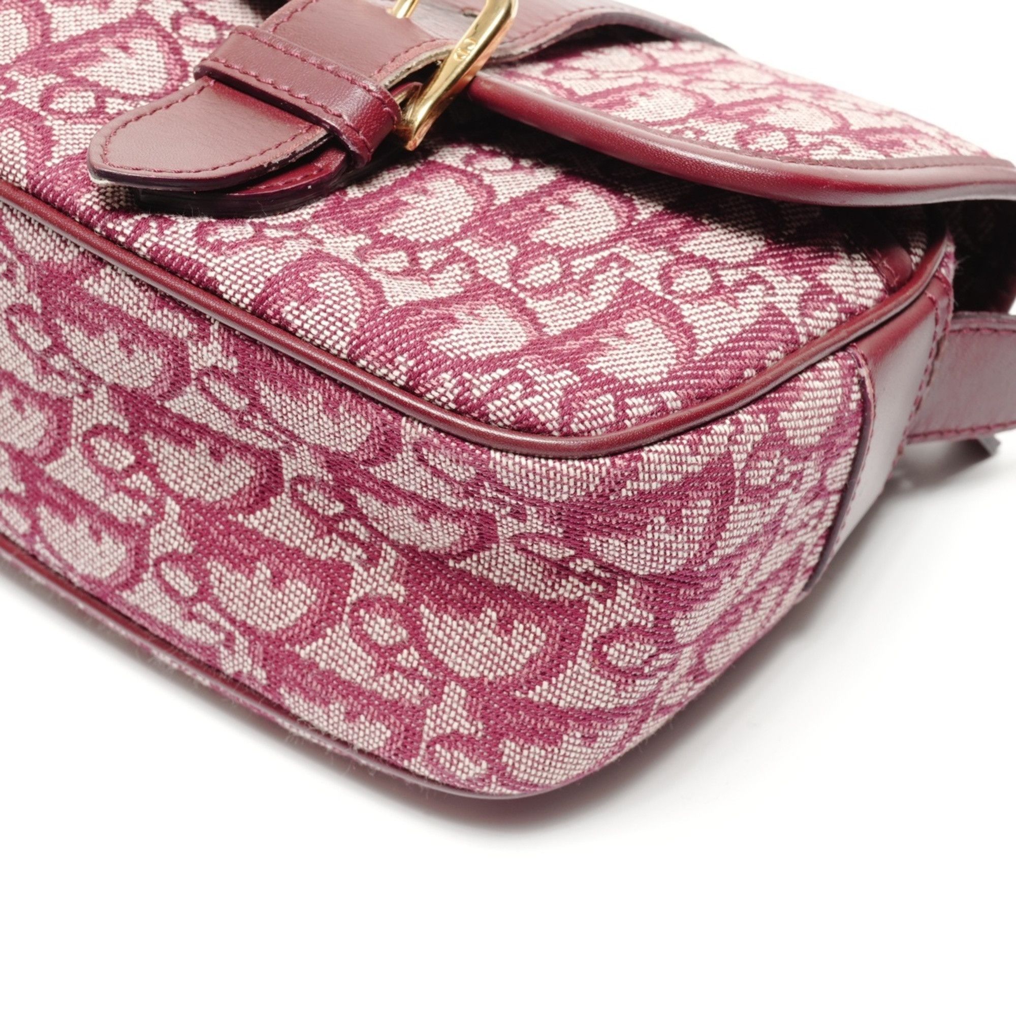 Dior Christian Dior Trotter Canvas Messenger Shoulder Bag, Red, WS26770 Size ONE SIZE - 6 Thumbnail