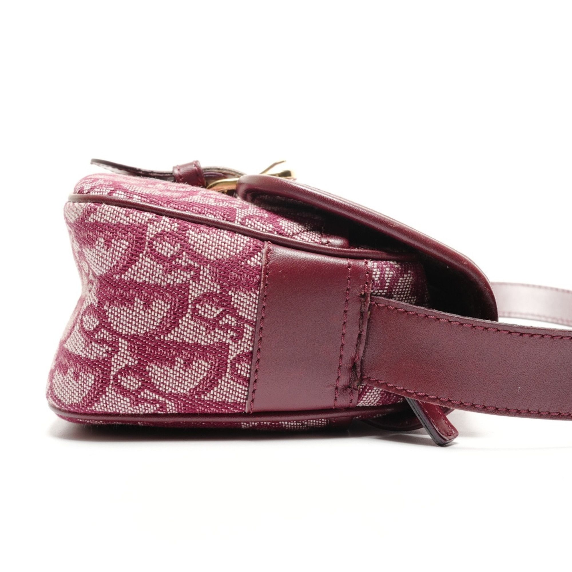 Dior Christian Dior Trotter Canvas Messenger Shoulder Bag, Red, WS26770 Size ONE SIZE - 4 Thumbnail