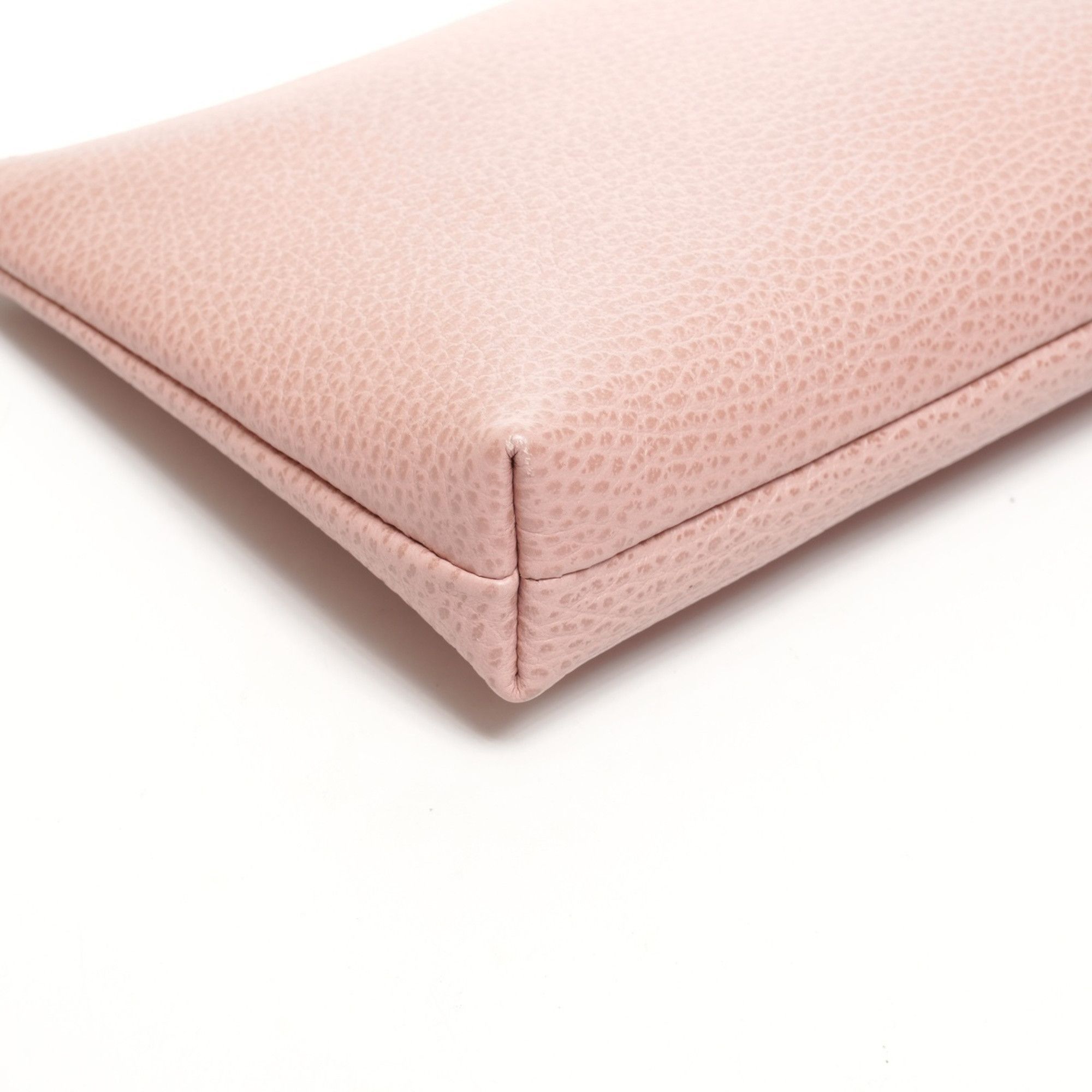 Gucci Gucci Leather Clutch Bag Pouch Pink WS26108 Size ONE SIZE - 5 Thumbnail