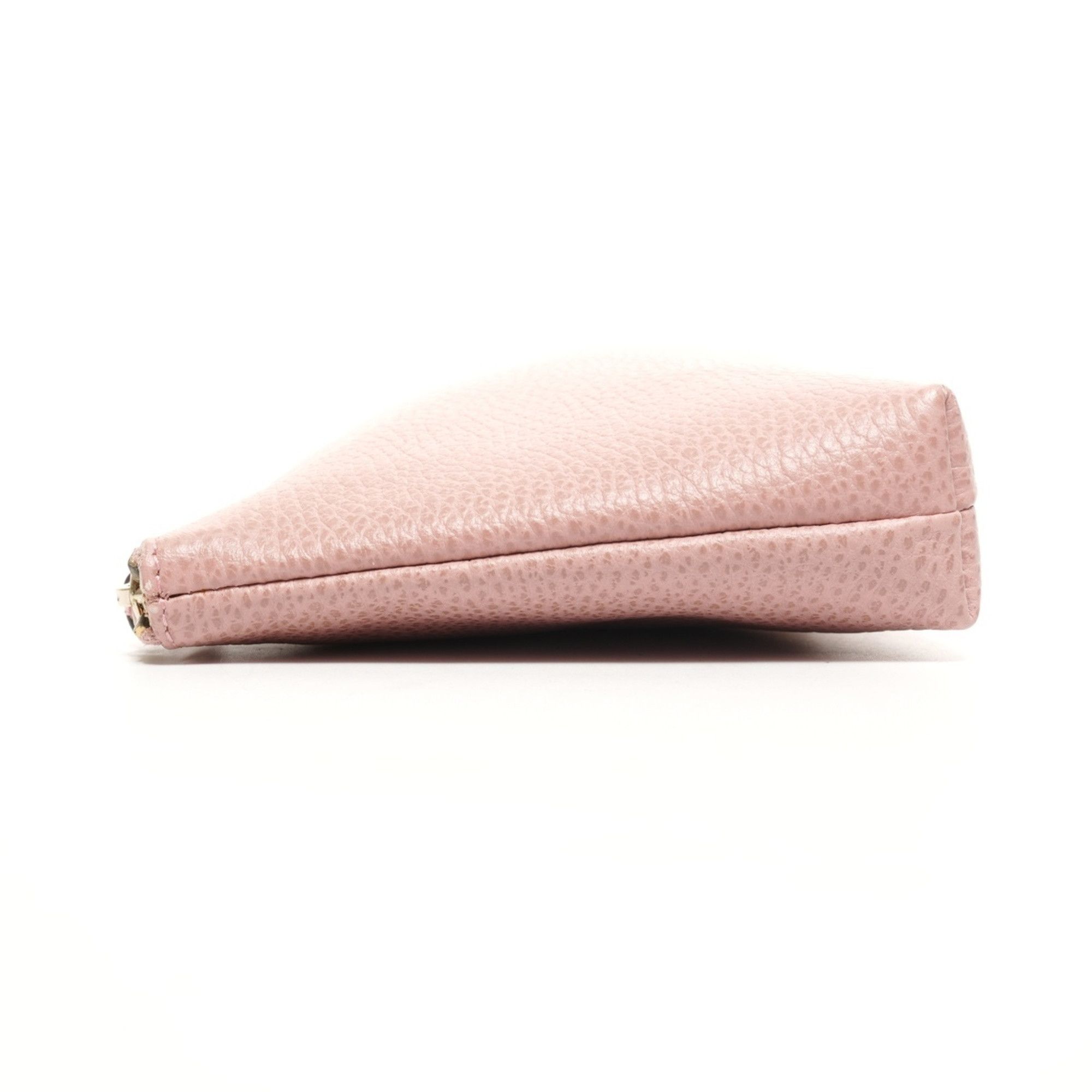Gucci Gucci Leather Clutch Bag Pouch Pink WS26108 Size ONE SIZE - 3 Thumbnail