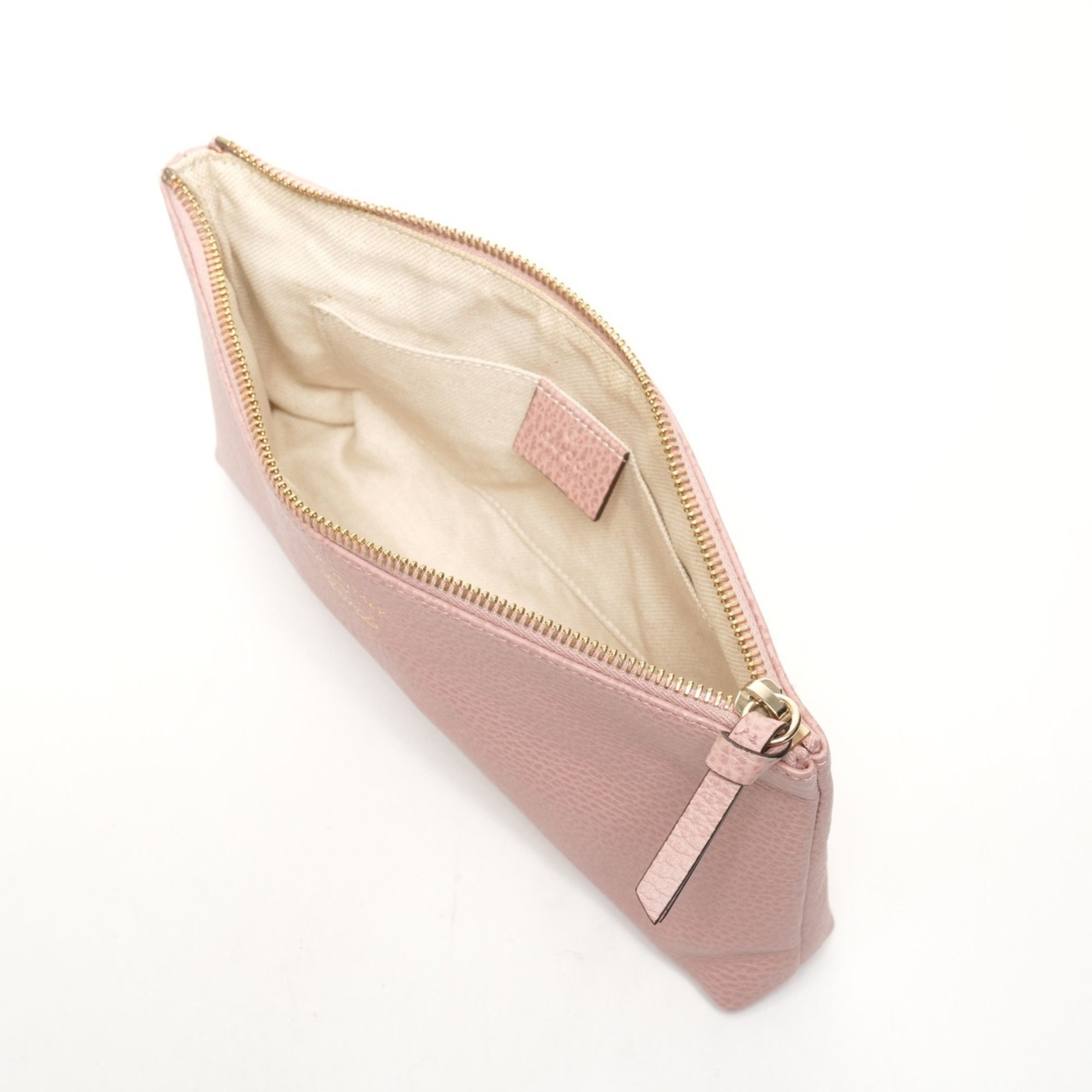 Gucci Gucci Leather Clutch Bag Pouch Pink WS26108 Size ONE SIZE - 11 Thumbnail