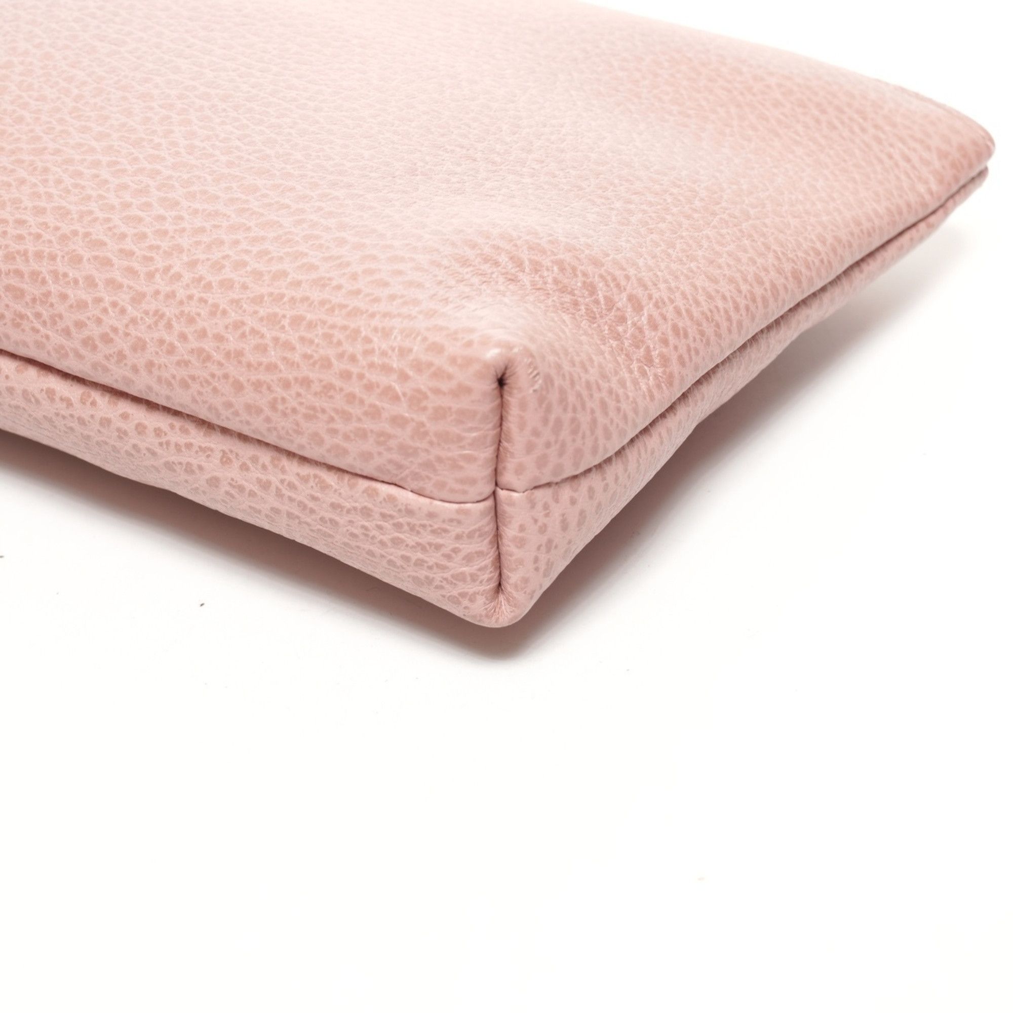 Gucci Gucci Leather Clutch Bag Pouch Pink WS26108 Size ONE SIZE - 6 Thumbnail
