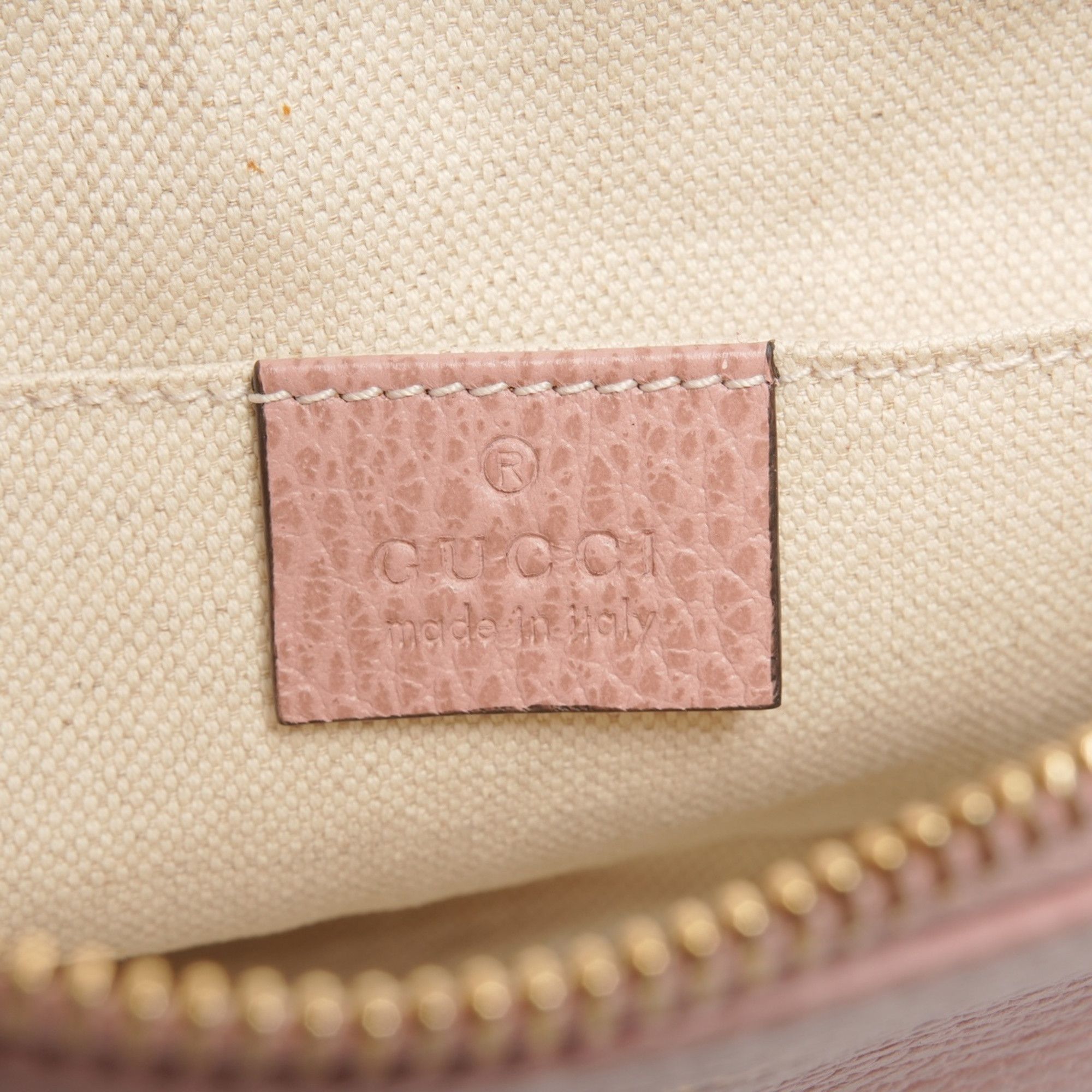 Gucci Gucci Leather Clutch Bag Pouch Pink WS26108 Size ONE SIZE - 9 Thumbnail