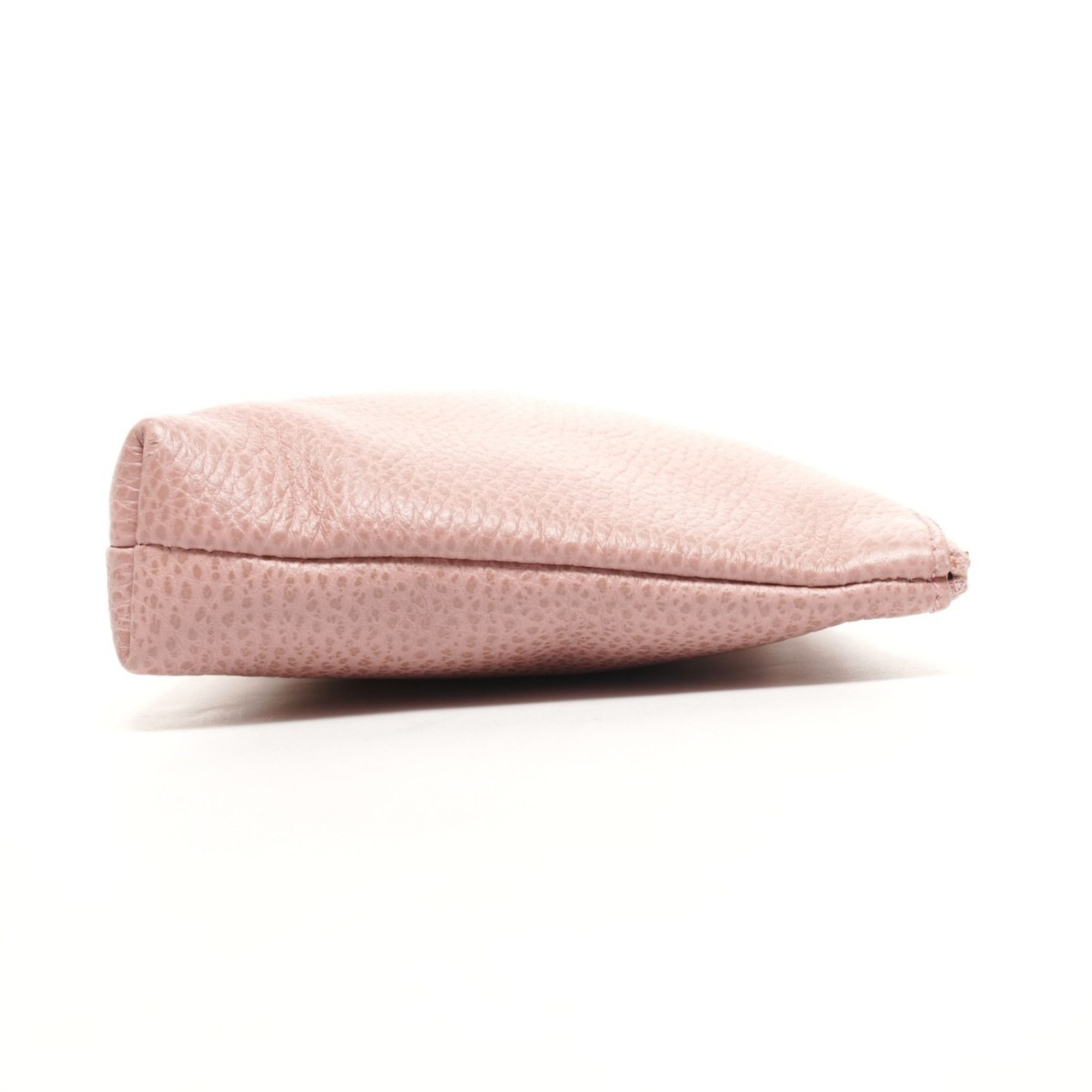 Gucci Gucci Leather Clutch Bag Pouch Pink WS26108 Size ONE SIZE - 4 Thumbnail