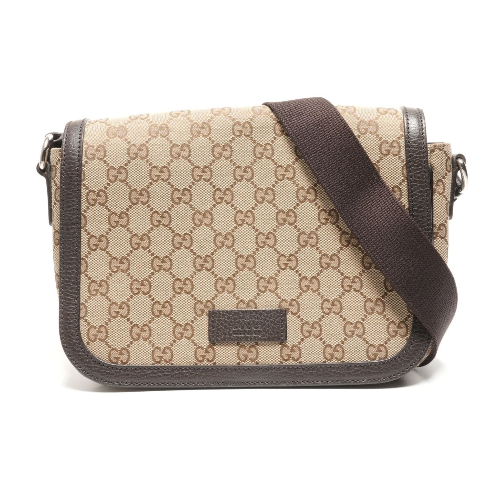 Gucci Gucci GG Canvas Shoulder Bag Brown WS26832 Size ONE SIZE - 2 Thumbnail