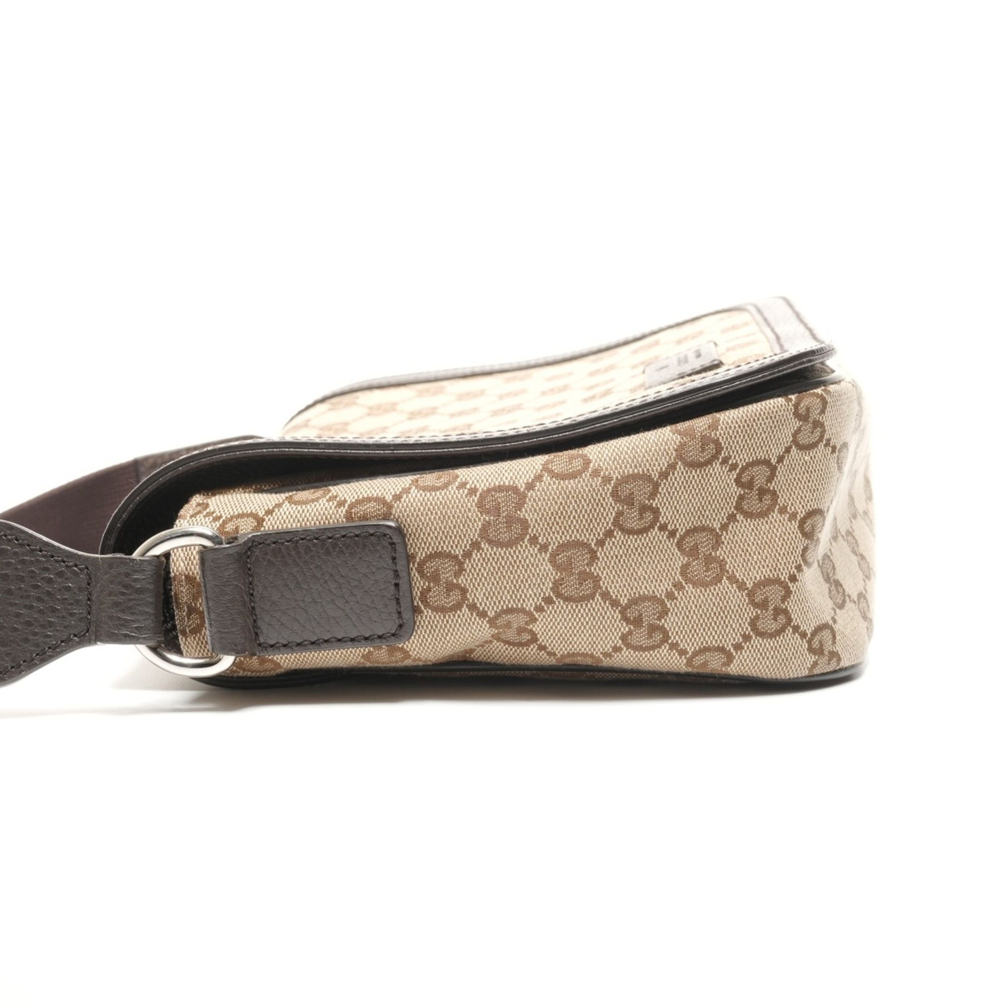 Gucci Gucci GG Canvas Shoulder Bag Brown WS26832 Size ONE SIZE - 4 Thumbnail