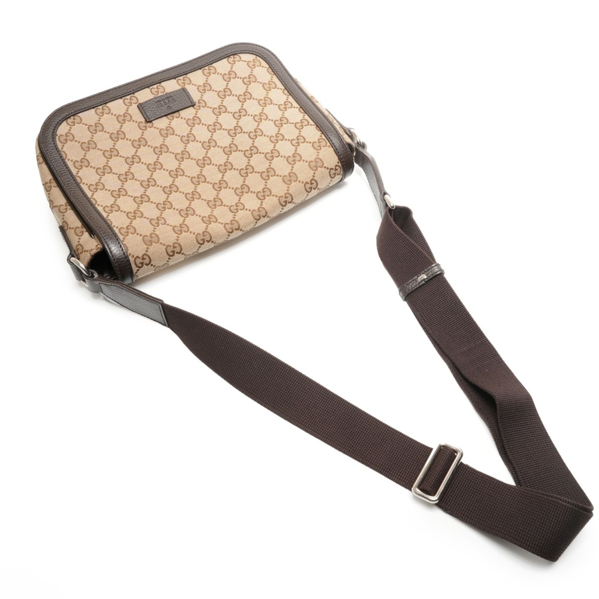 Gucci Gucci GG Canvas Shoulder Bag Brown WS26832 Size ONE SIZE - 9 Thumbnail