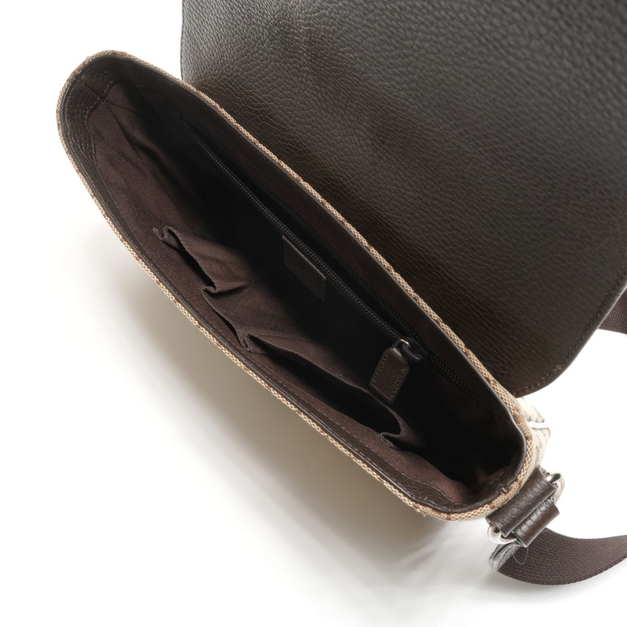 Gucci Gucci GG Canvas Shoulder Bag Brown WS26832 Size ONE SIZE - 12 Thumbnail