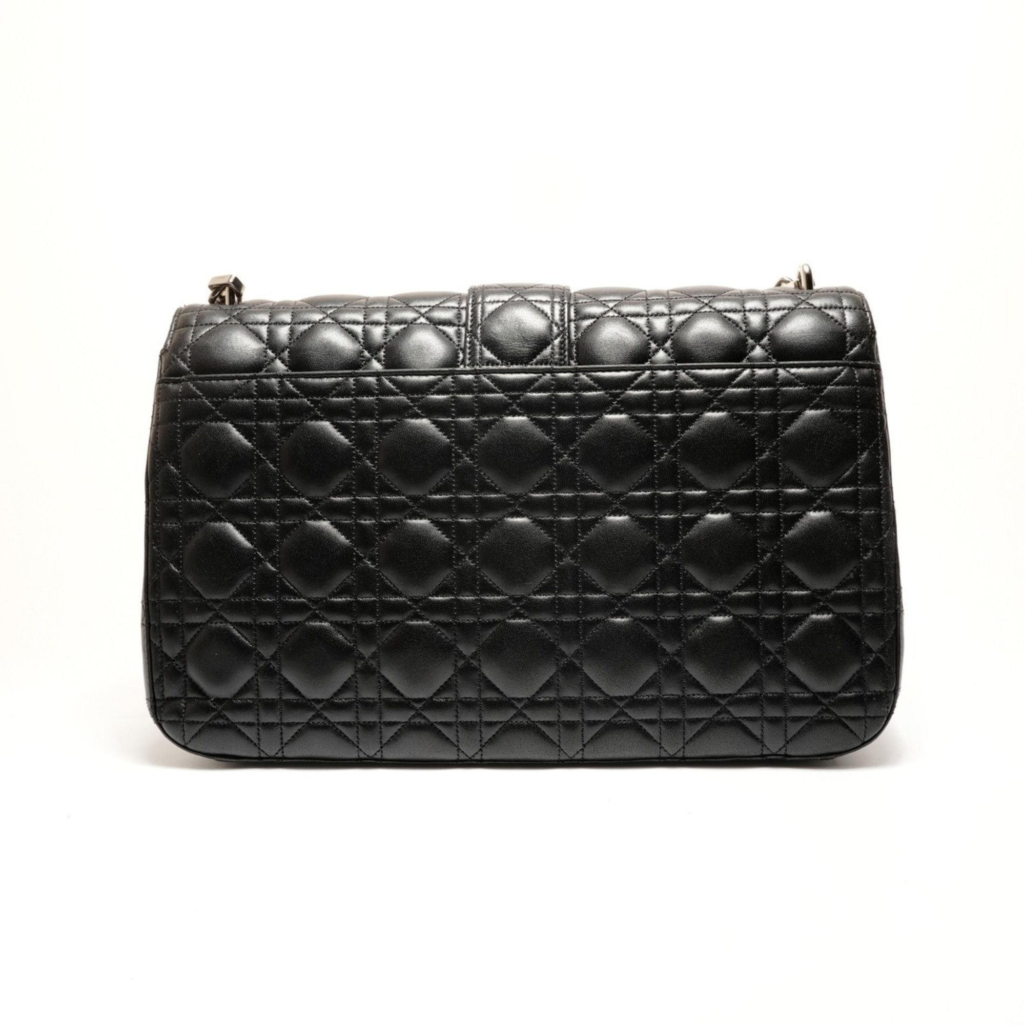 Dior Christian Dior Cannage Leather New Rock Chain Large Shoulder Bag in Black (WS25906) Size ONE SIZE - 2 Thumbnail