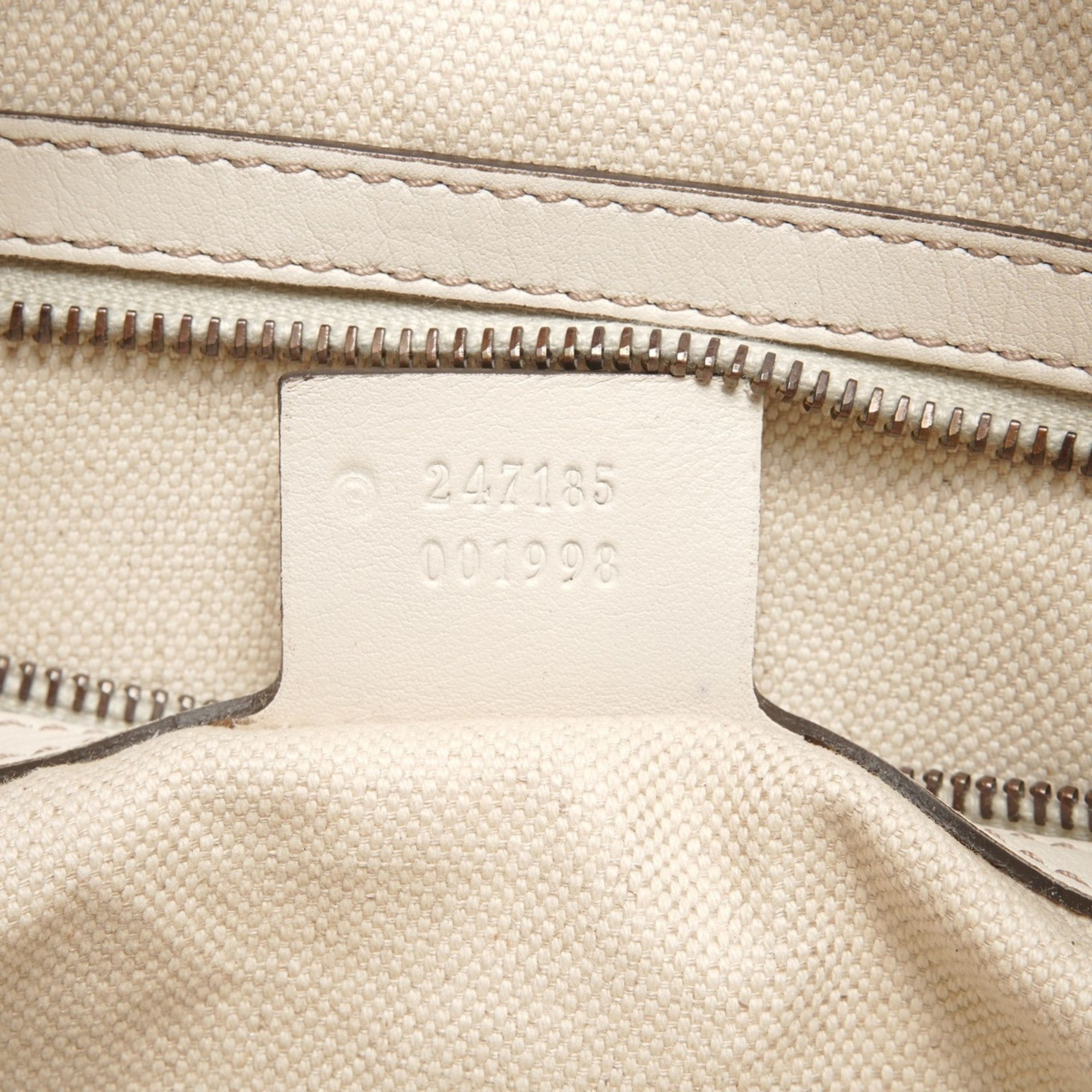 Gucci Gucci GG Marmont Leather Tote/Shoulder Bag, White, WS26426 Size ONE SIZE - 9 Thumbnail