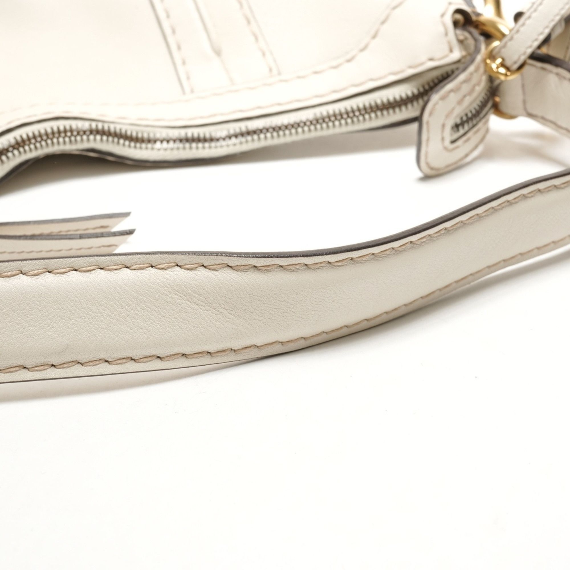 Gucci Gucci GG Marmont Leather Tote/Shoulder Bag, White, WS26426 Size ONE SIZE - 12 Thumbnail