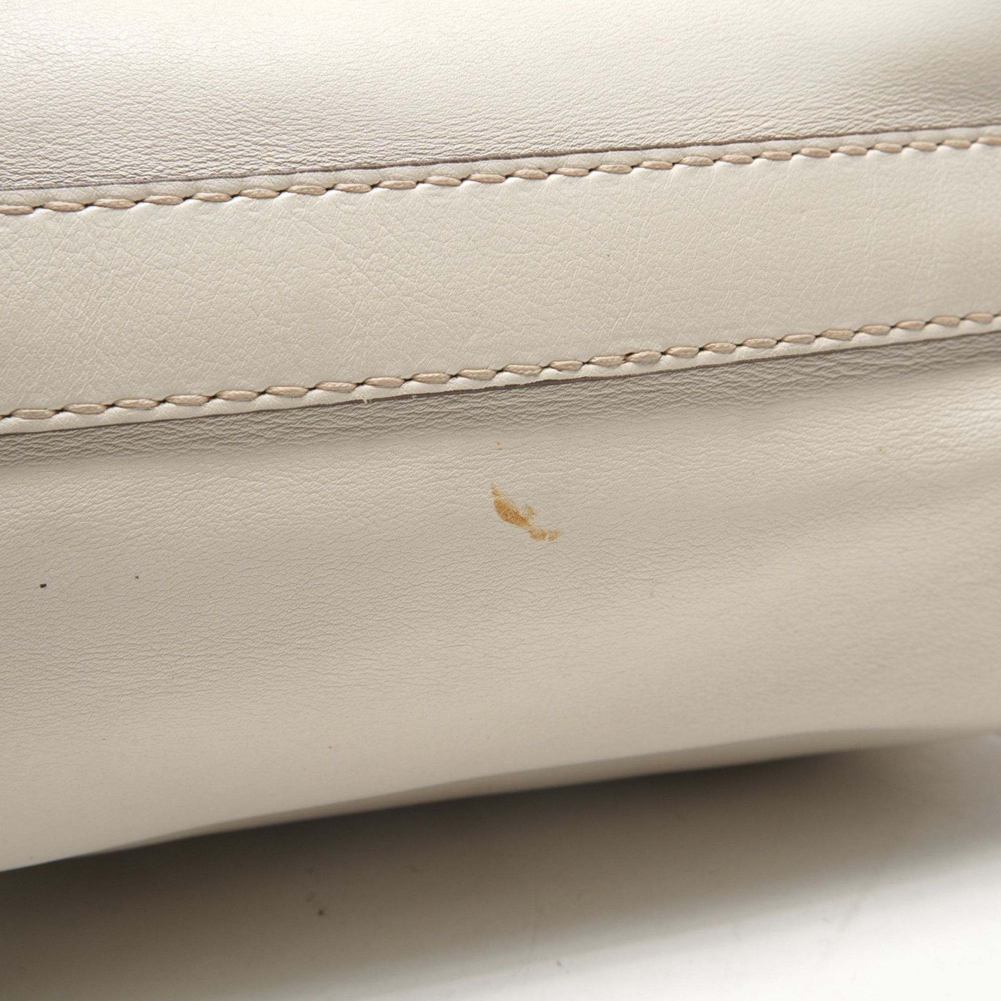Gucci Gucci GG Marmont Leather Tote/Shoulder Bag, White, WS26426 Size ONE SIZE - 16 Thumbnail