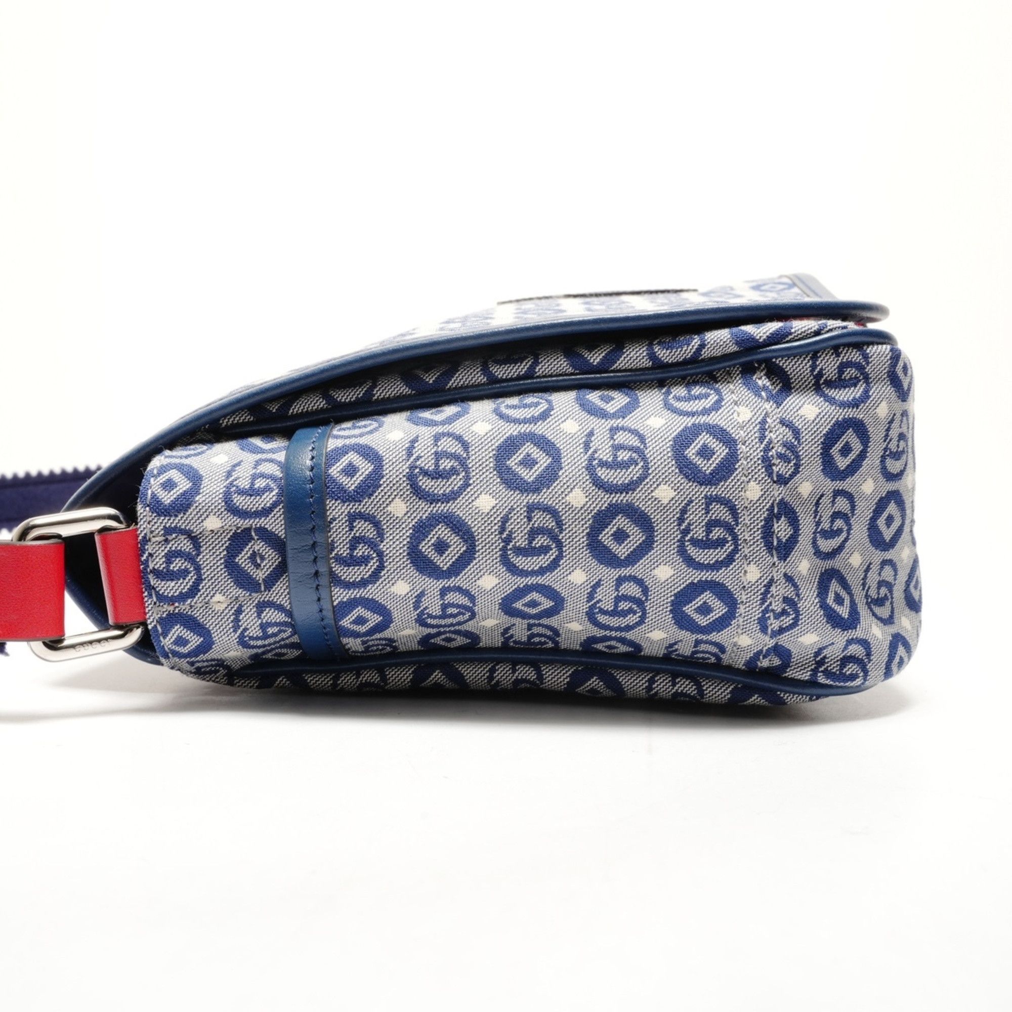 Gucci Gucci Children's Messenger Bag Shoulder Blue WS26377 Size ONE SIZE - 3 Thumbnail