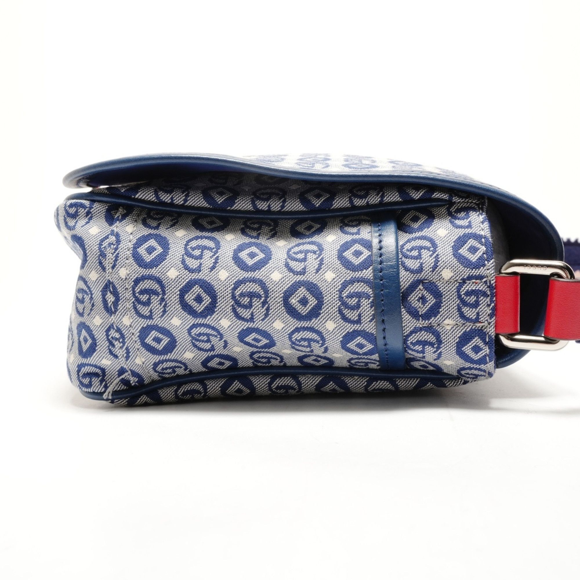 Gucci Gucci Children's Messenger Bag Shoulder Blue WS26377 Size ONE SIZE - 4 Thumbnail