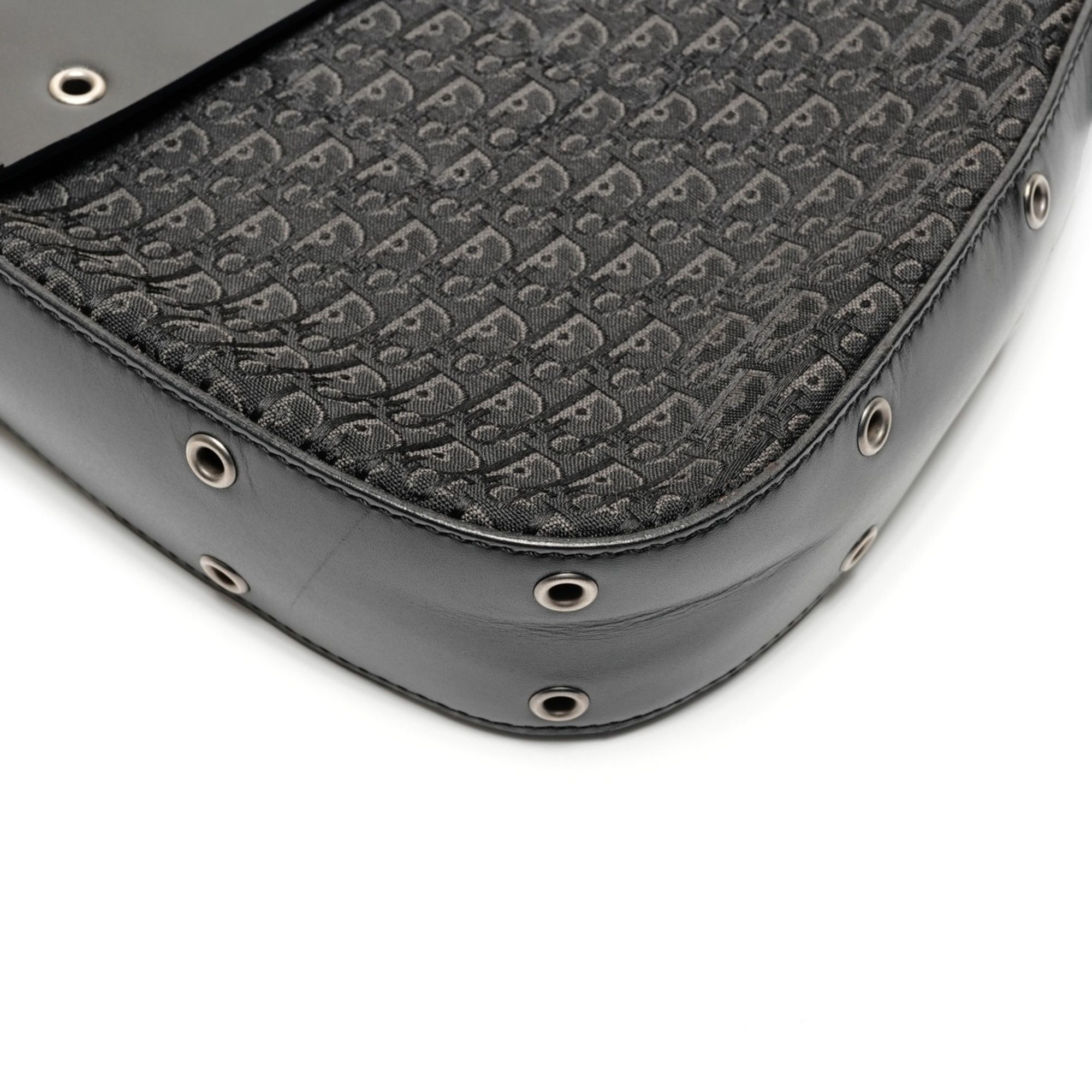 Dior Christian Dior Canvas Street Chic Trotter Shoulder Bag, Black, WS26796 Size ONE SIZE - 6 Thumbnail