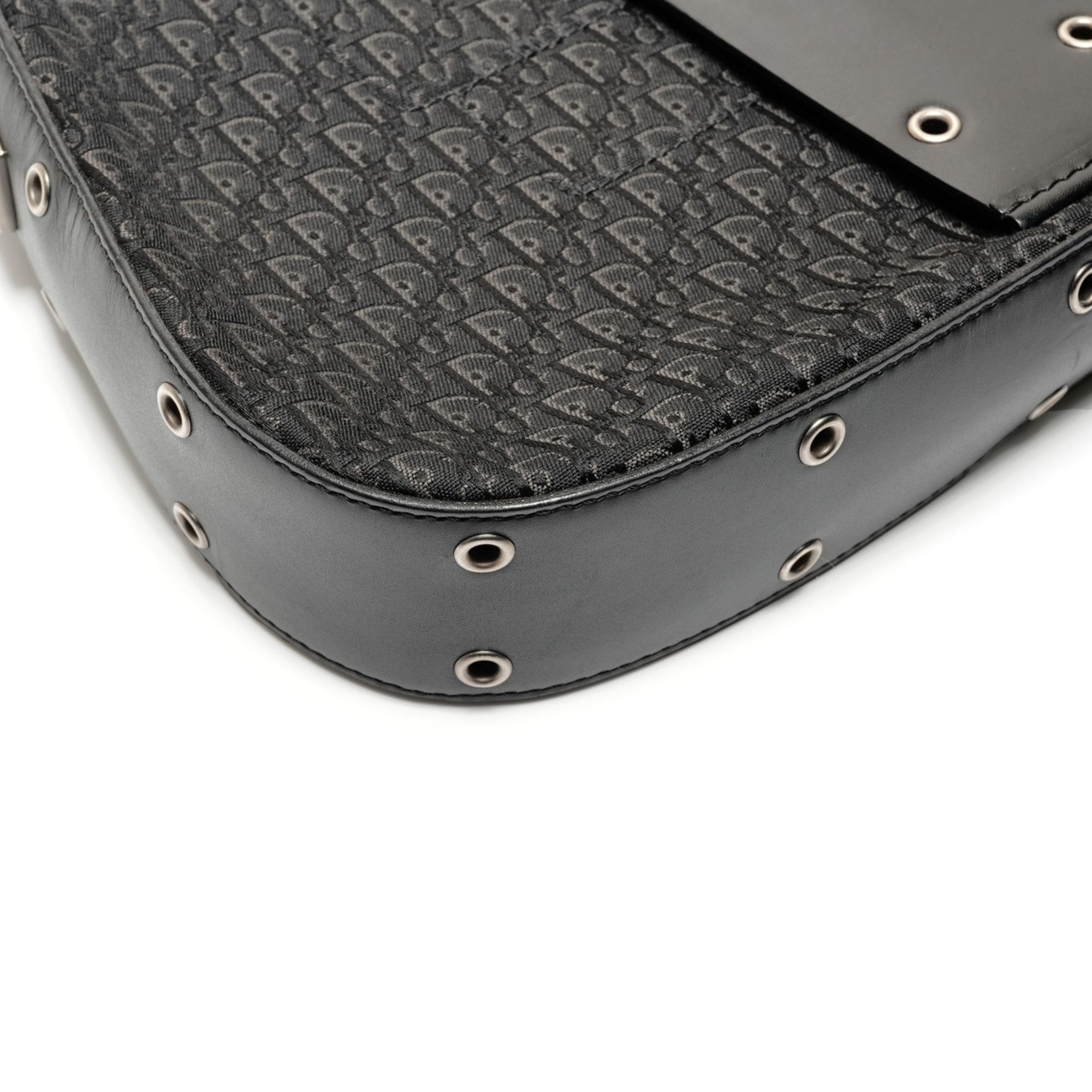 Dior Christian Dior Canvas Street Chic Trotter Shoulder Bag, Black, WS26796 Size ONE SIZE - 5 Thumbnail