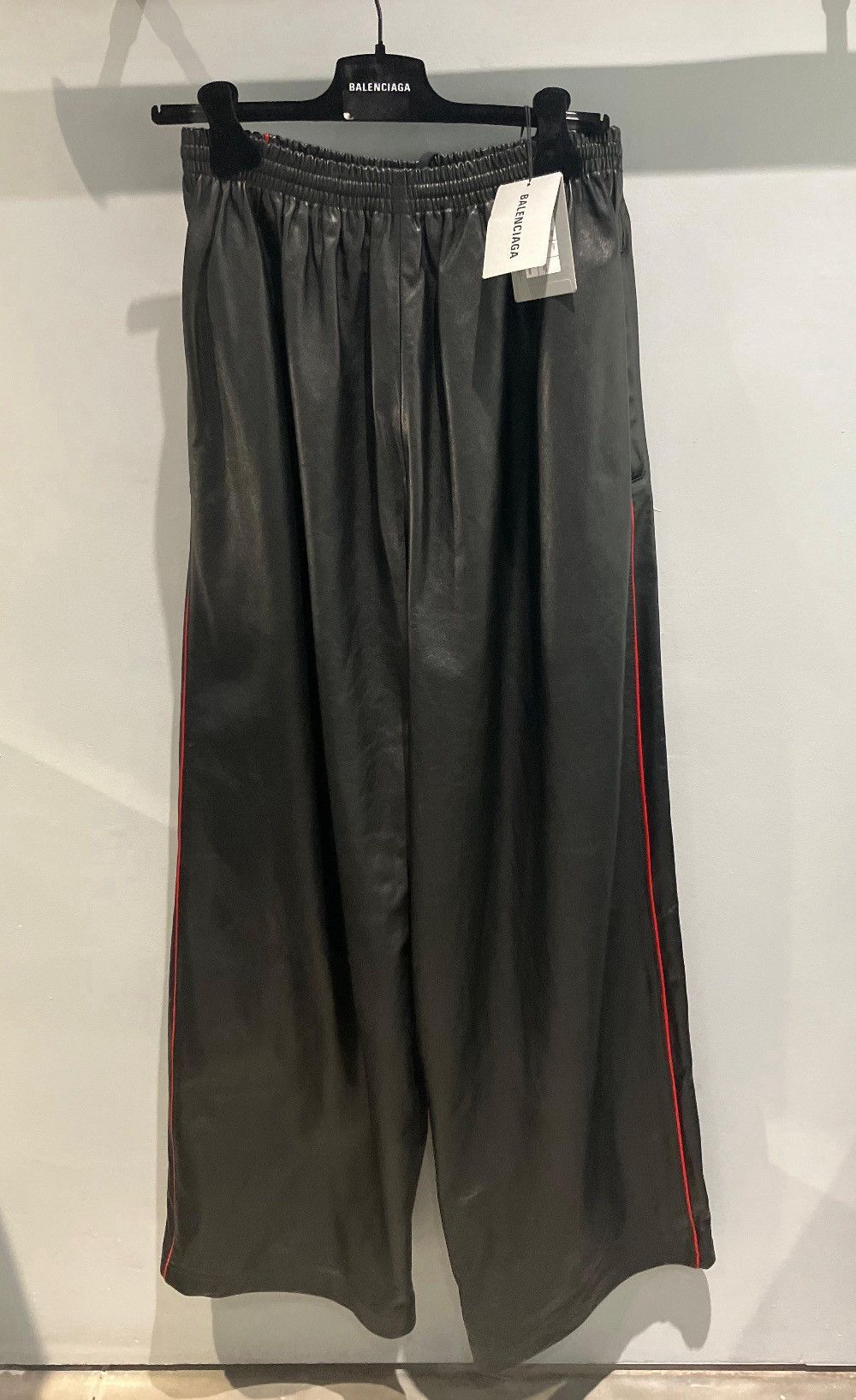 Balenciaga SUPER RARE Balenciaga Lamborgini 3B Leather Moto Pants Size US 34 / EU 50 - 2 Thumbnail
