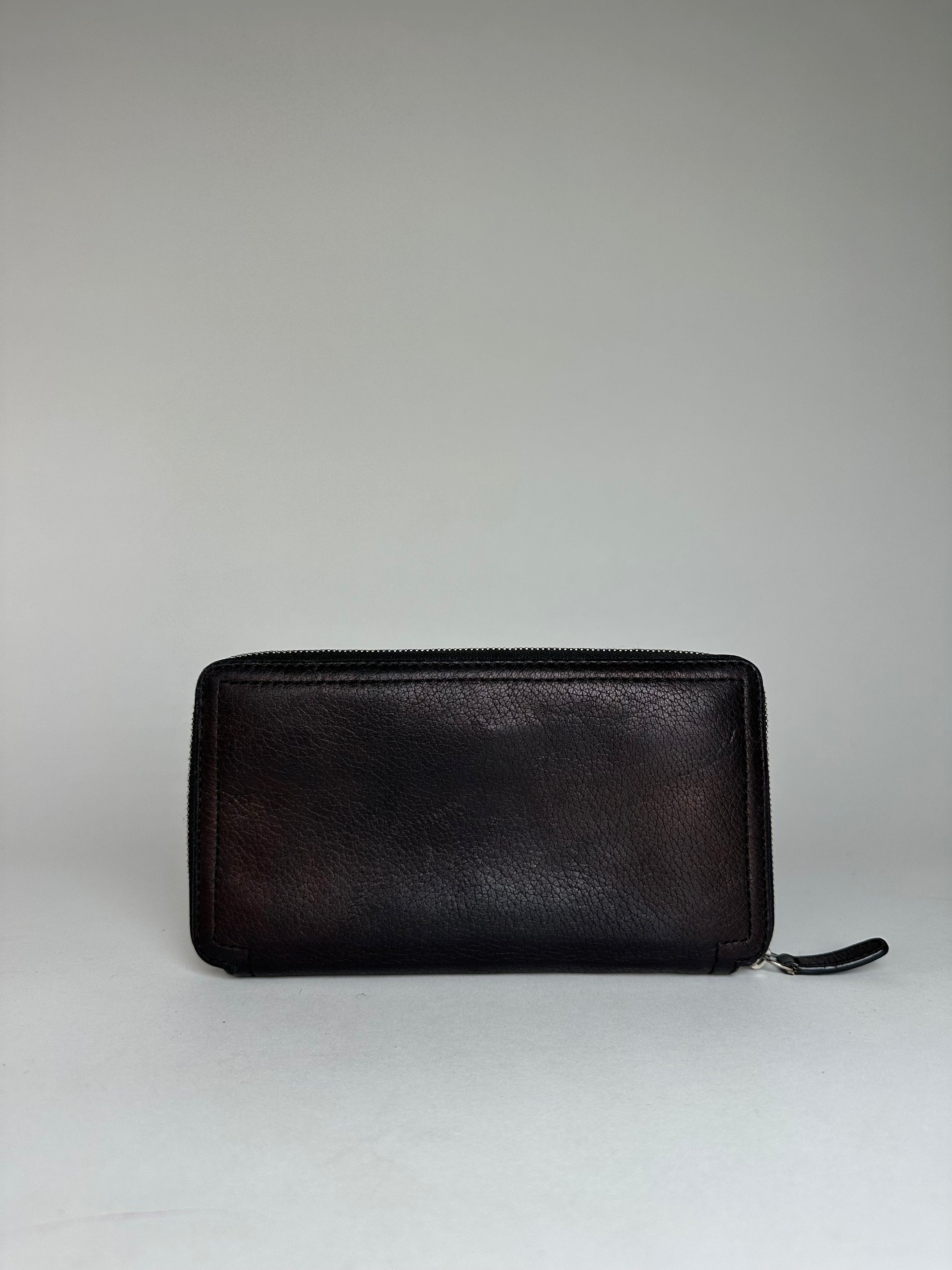 Celine Vintage Paris Locked Long Zippy Wallet Bronze Size ONE SIZE - 2 Thumbnail