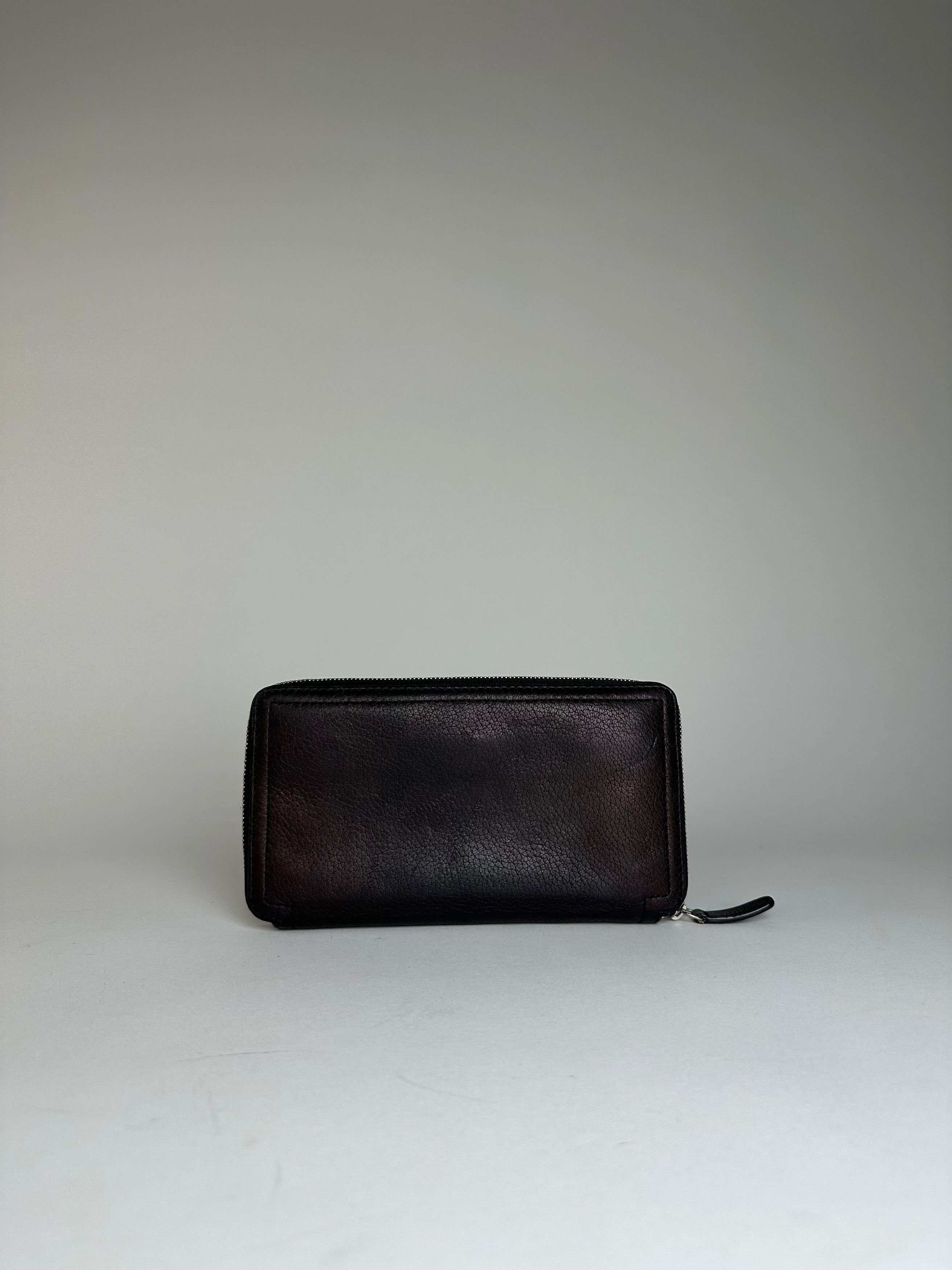Celine Vintage Paris Locked Long Zippy Wallet Bronze Size ONE SIZE - 10 Thumbnail