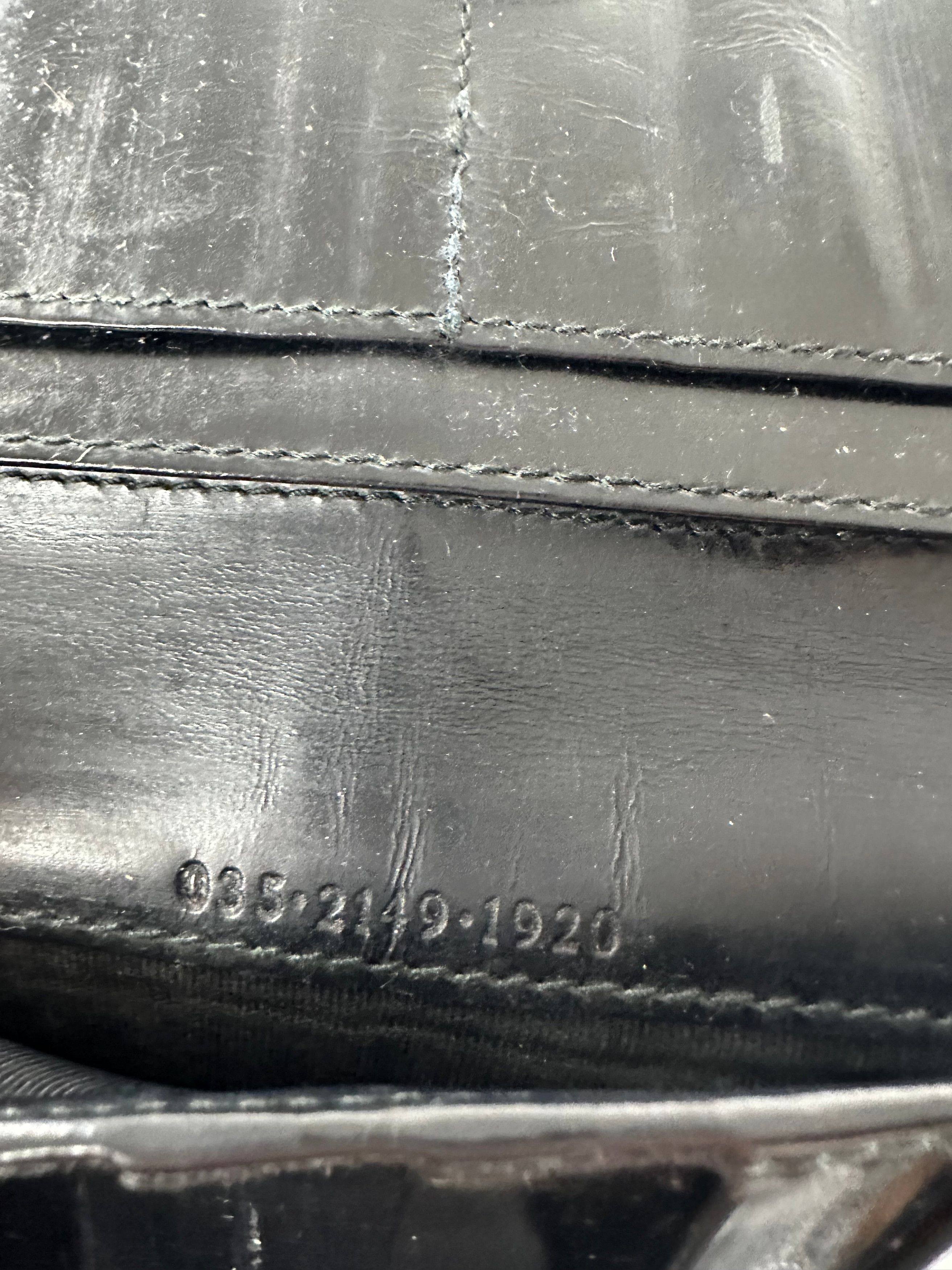 Gucci Vintage GG Long Patent Leather Wallet Black Size ONE SIZE - 5 Thumbnail