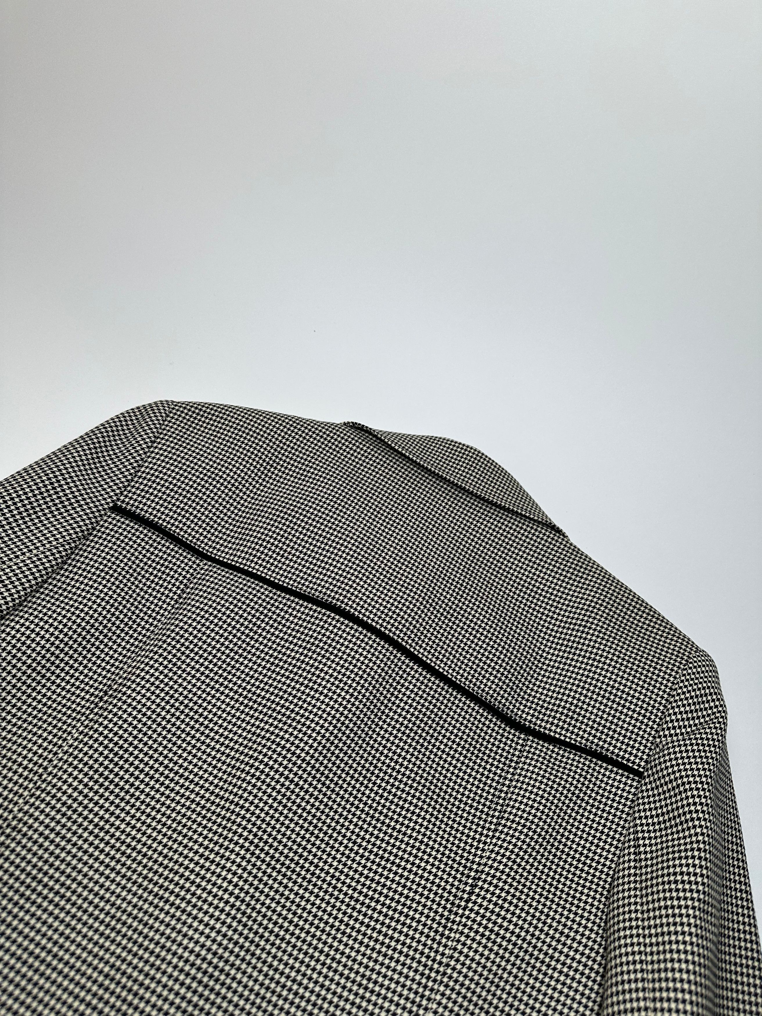 Courreges Vintage Wool Checked Blazer / Grey Black M Size S / US 4 / IT 40 - 8 Thumbnail