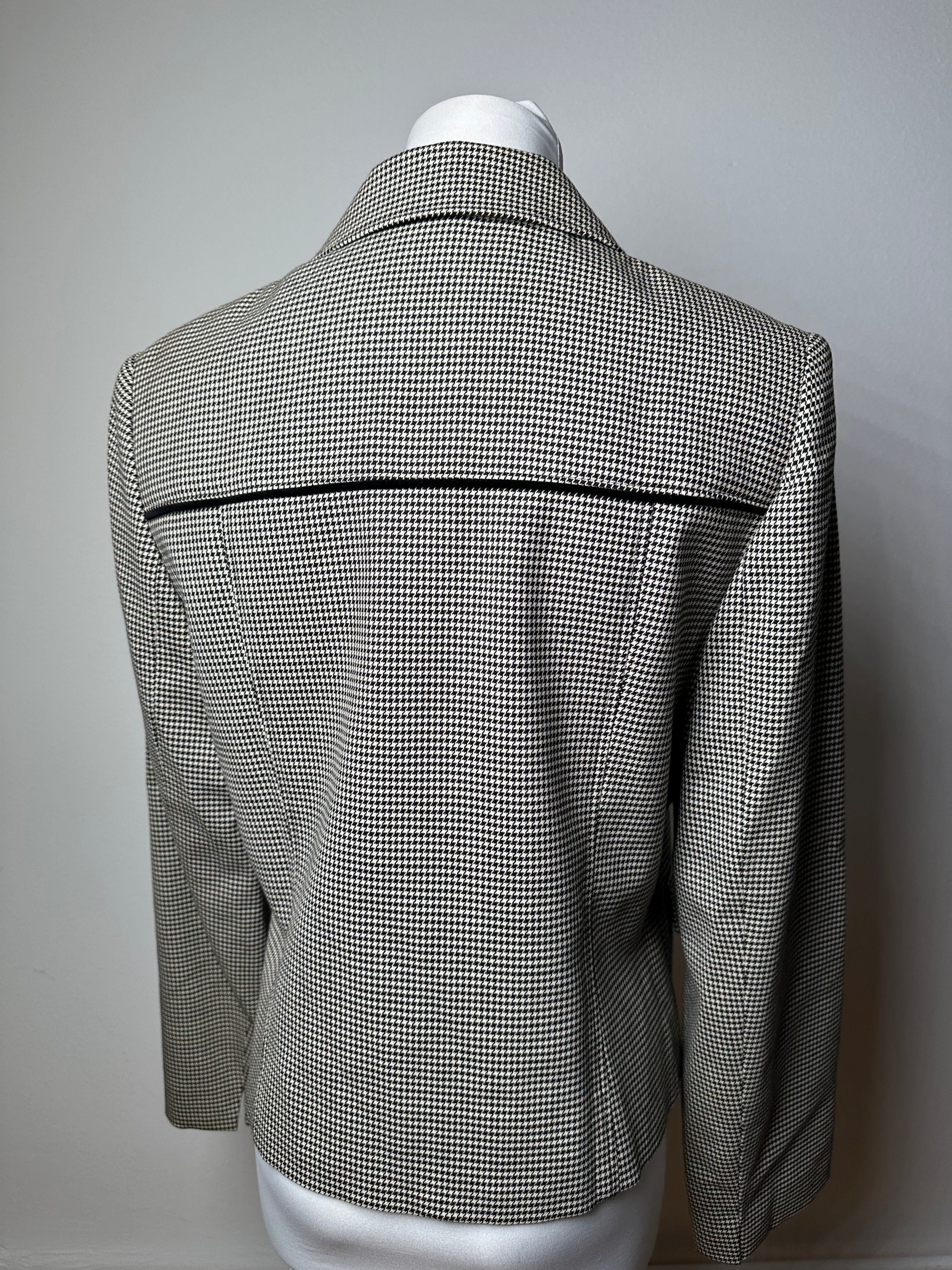 Courreges Vintage Wool Checked Blazer / Grey Black M Size S / US 4 / IT 40 - 13 Thumbnail