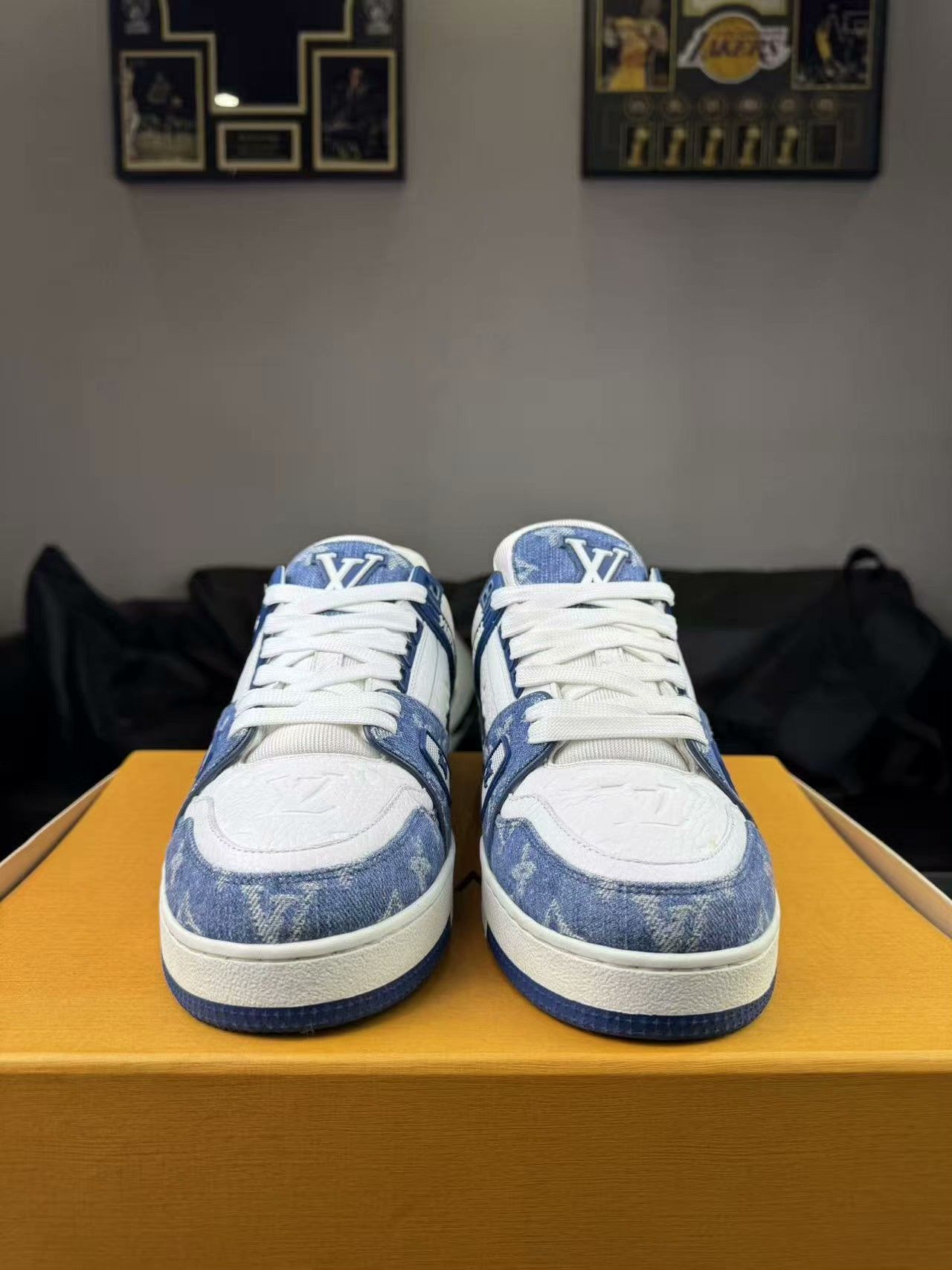 Louis Vuitton Louis Vuitton Training Denim Blue Lowtop Sneakers 7.5 Men Size US 7.5 / EU 40-41 - 2 Thumbnail