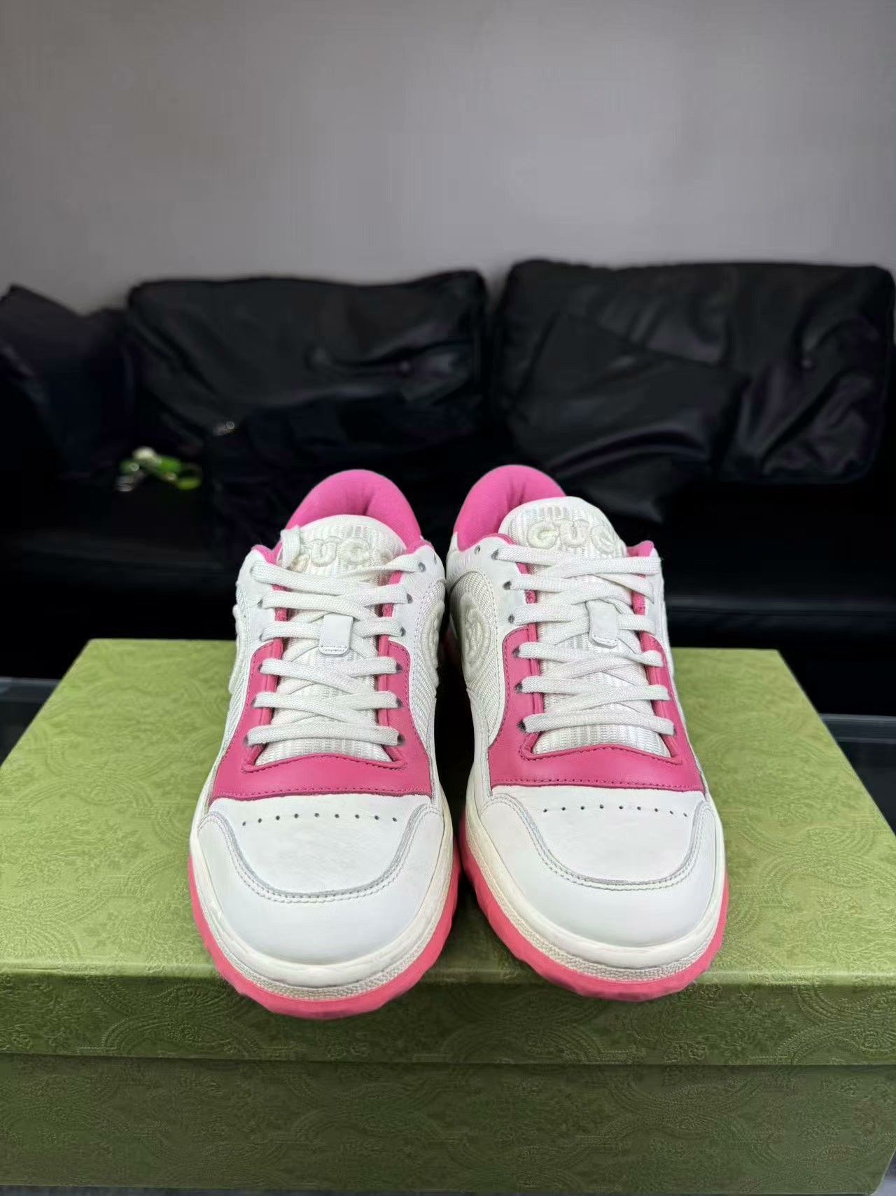 Gucci Gucci Pink Lowtop Sneakers us_5 Women Size US 5 / IT 35 - 2 Thumbnail