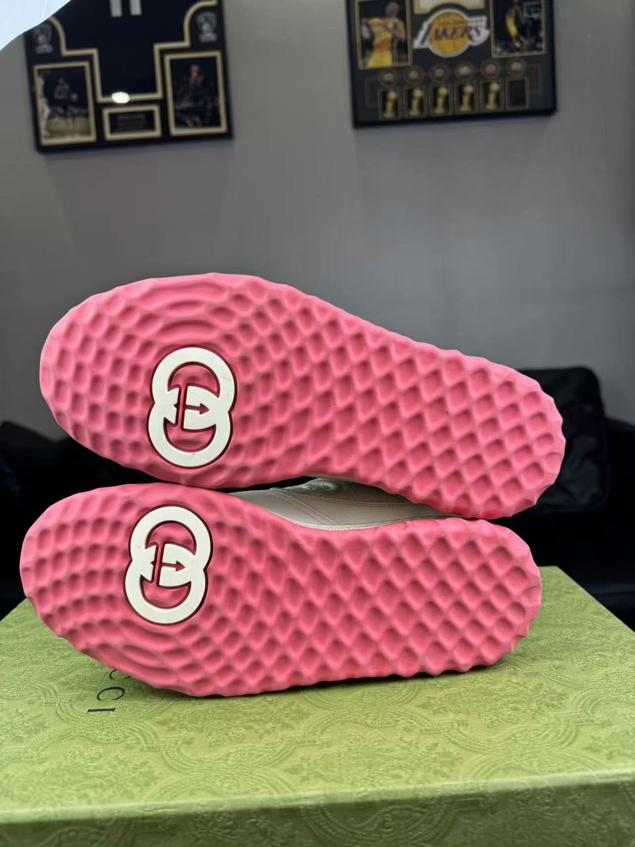 Gucci Gucci Pink Lowtop Sneakers us_5 Women Size US 5 / IT 35 - 4 Thumbnail