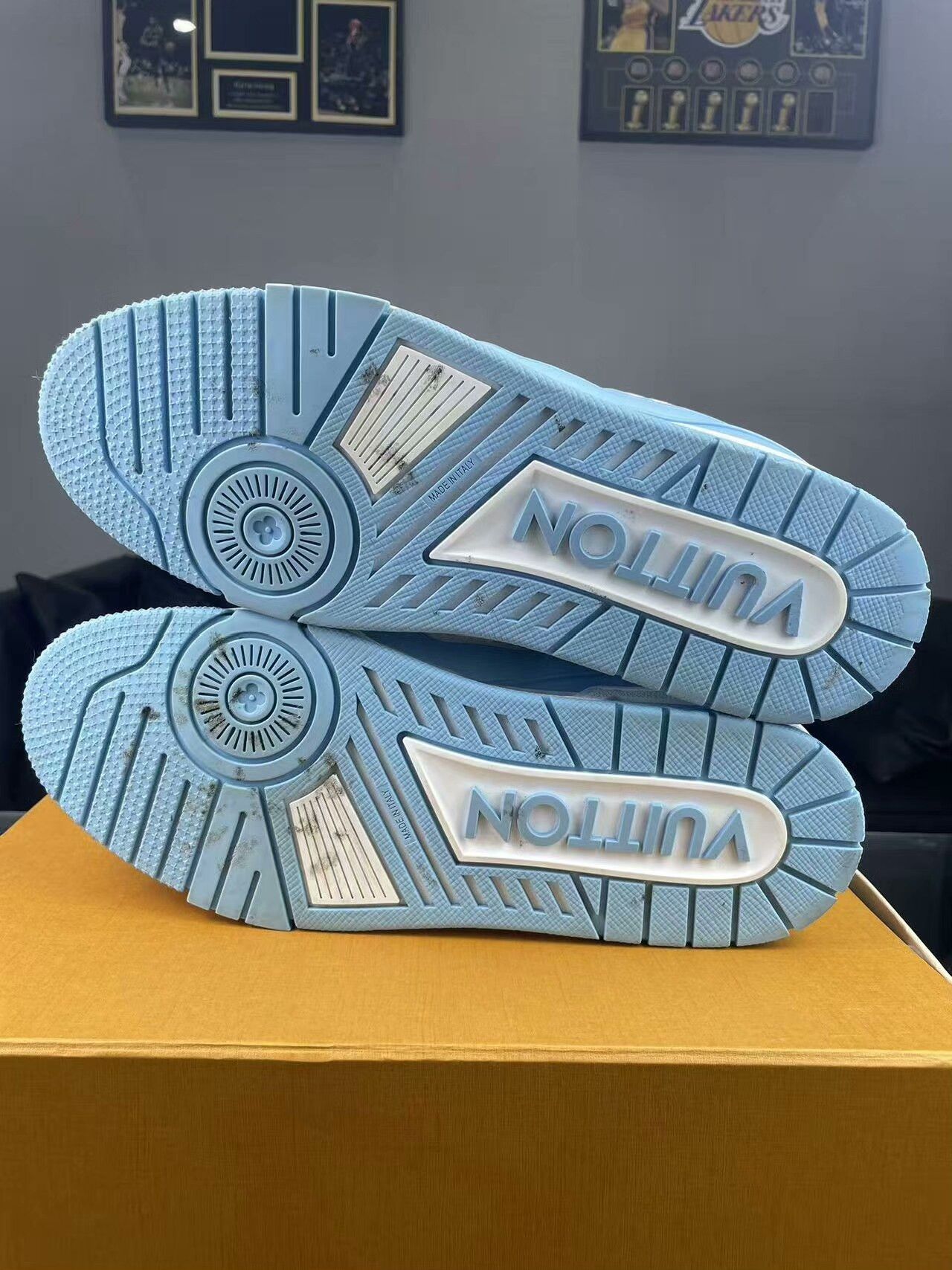 Louis Vuitton Louis Vuitton Training Blue Lowtop Sneakers 10 Men Size US 10 / EU 43 - 4 Thumbnail
