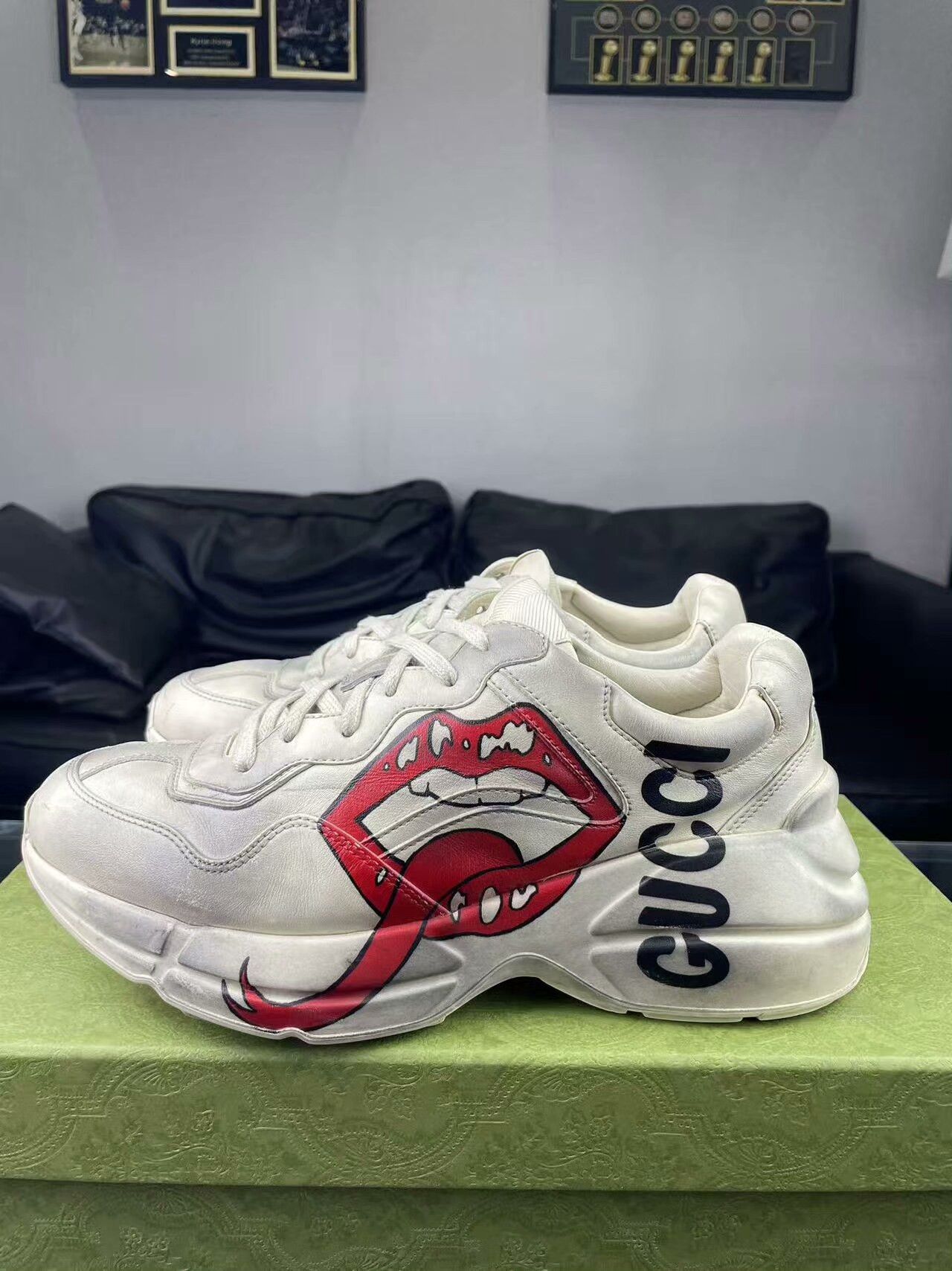 Gucci Gucci Printed Lowtop Sneakers 7 Men Size US 7 / EU 40 - 7 Thumbnail