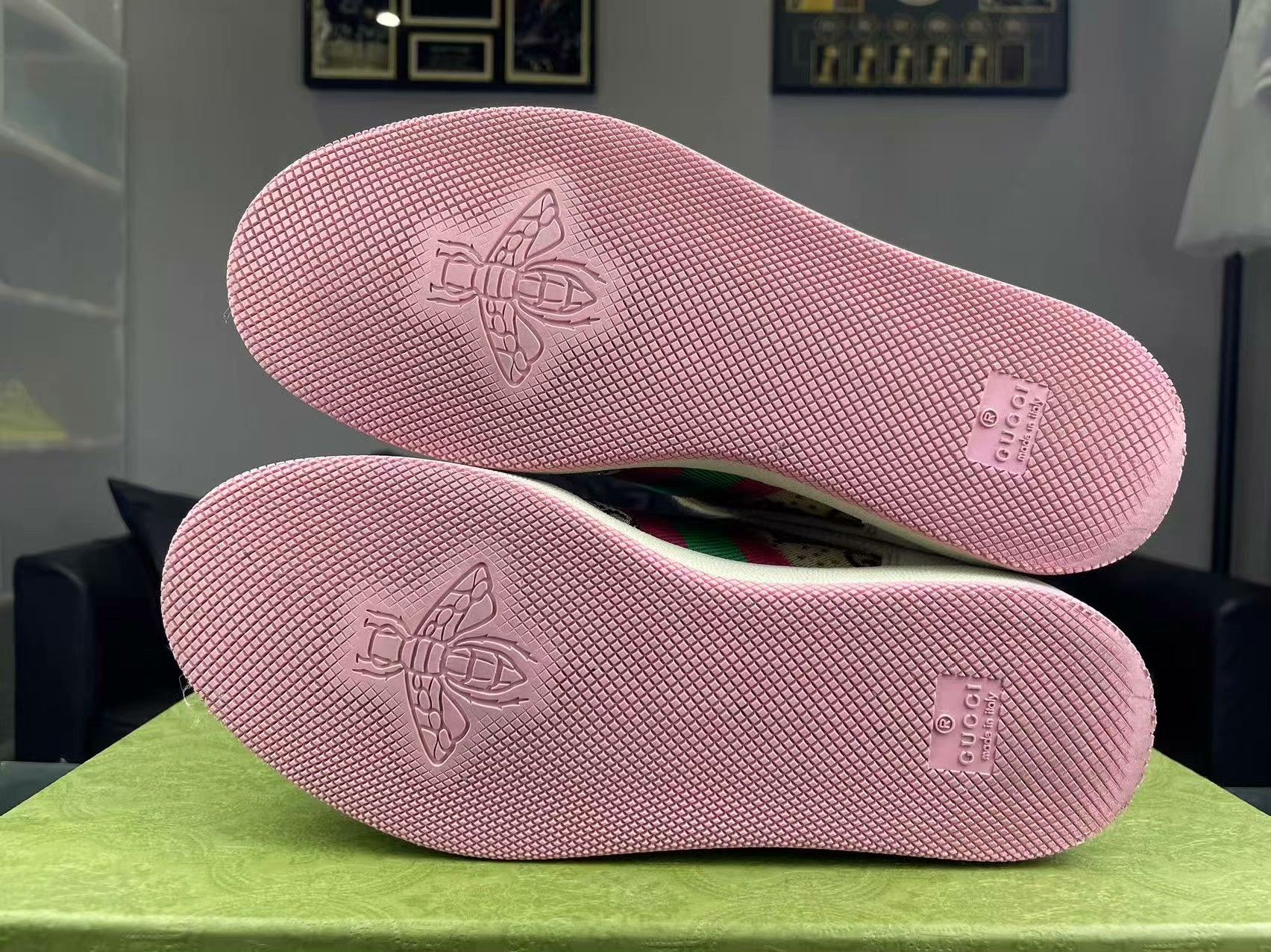 Gucci Gucci Pink Lowtop Sneakers us_6-5 Women Size US 6.5 / IT 36.5 - 4 Thumbnail